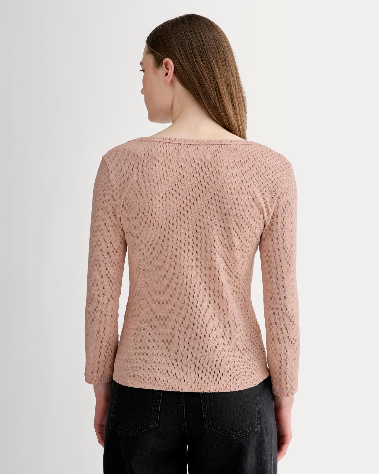 Womens Pointelle Scoop-Neck Top T-Shirt by Everlane Product Image