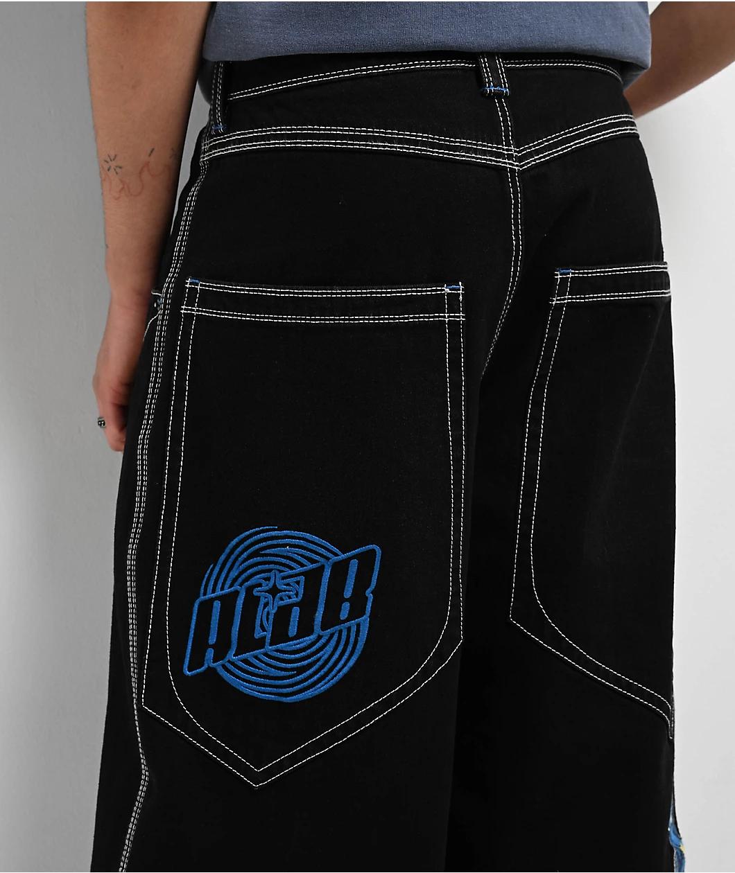 Empyre Brown Wash Ultra Loose Skate Jeans Product Image