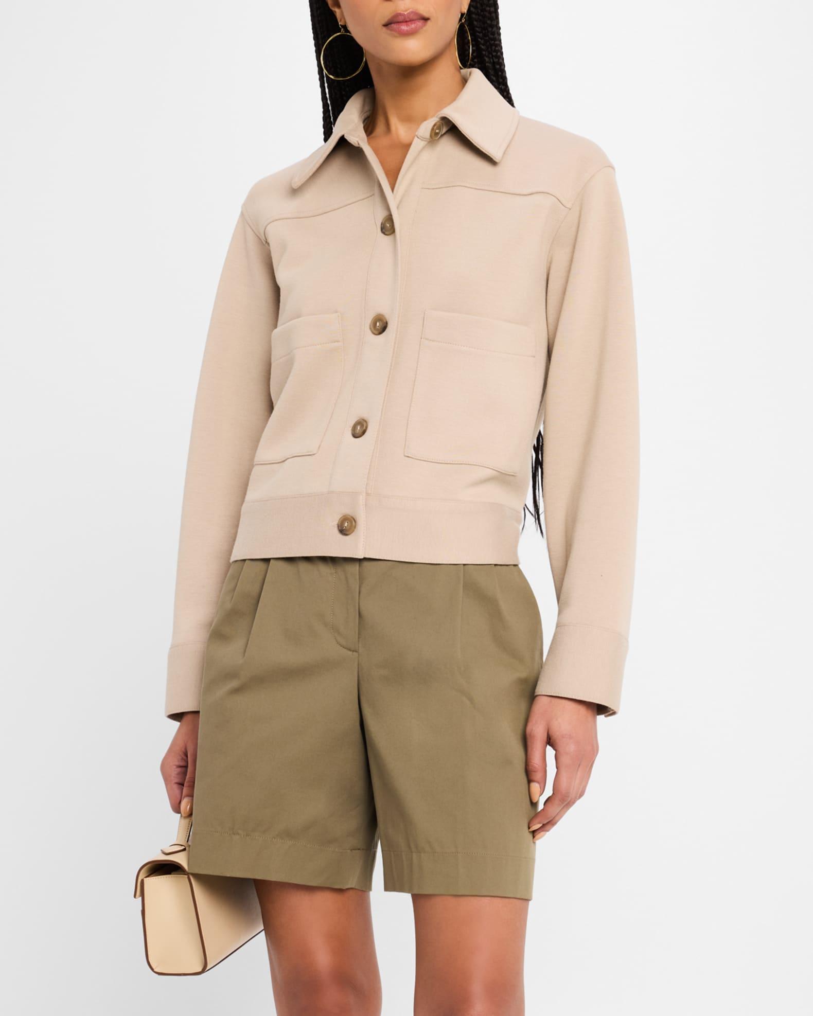Cropped Patch Pocket Jacket Product Image