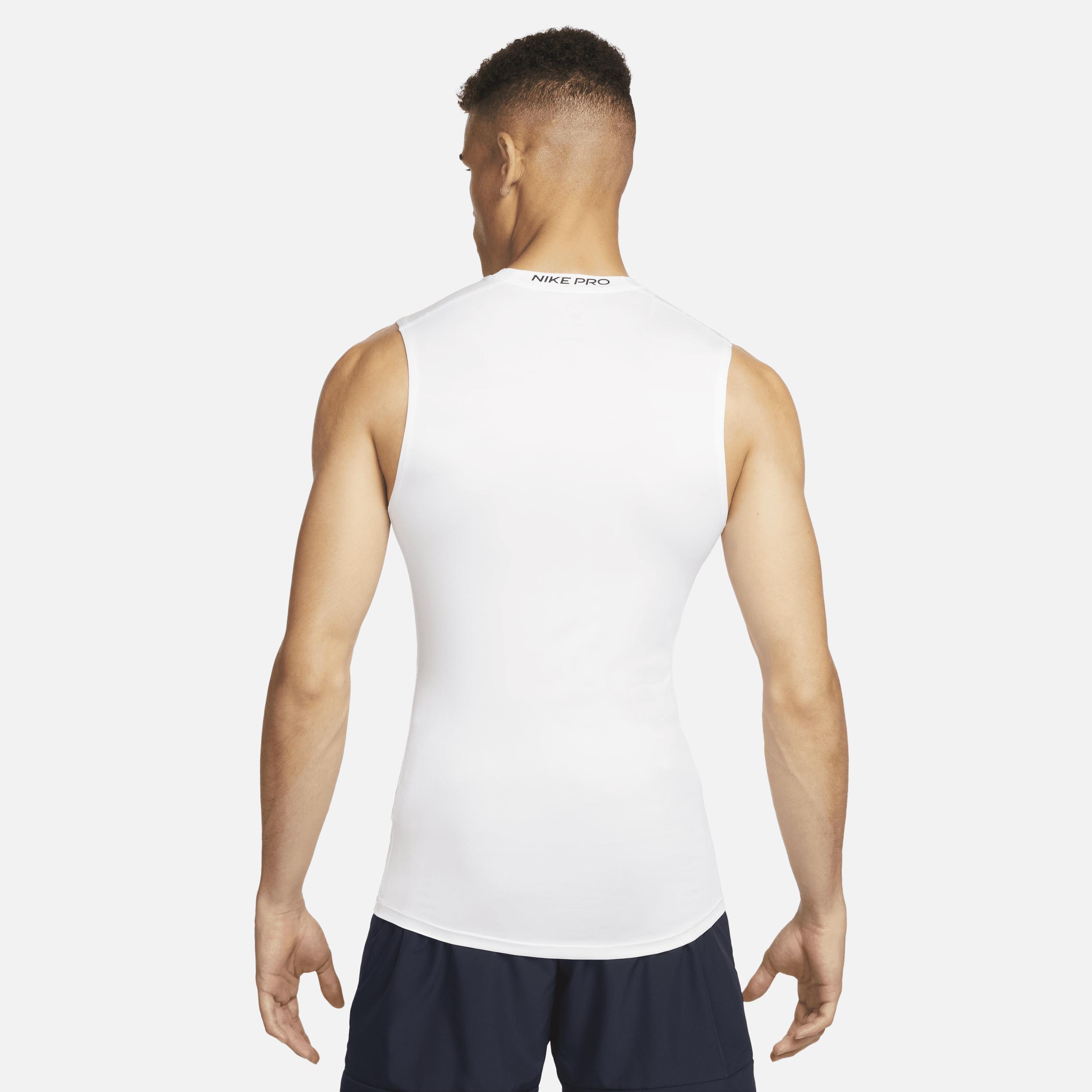 Mens Nike Pro Dri-FIT Tight Sleeveless Fitness Top | FB7914-100 Product Image