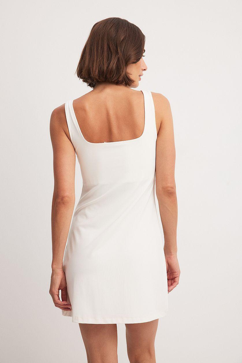 Body Hugging Square Neck Mini Dress Product Image