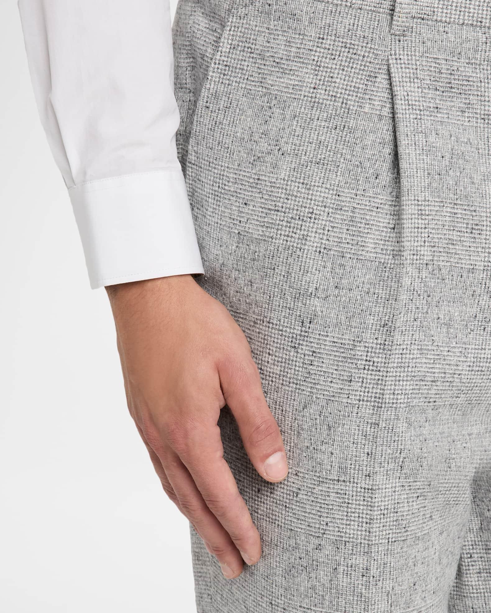 Men's Plaid Donegal Effect Two-Piece Suit Product Image