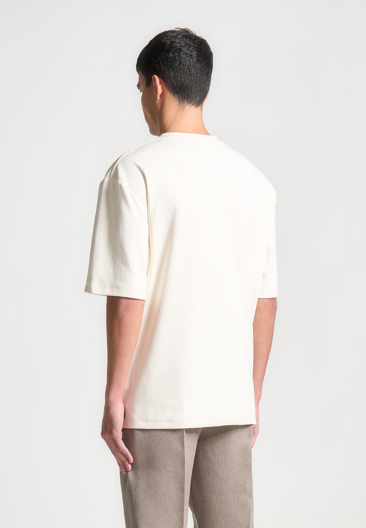 Antoine - Relaxed Fit T-Shirt - Cream Male Product Image