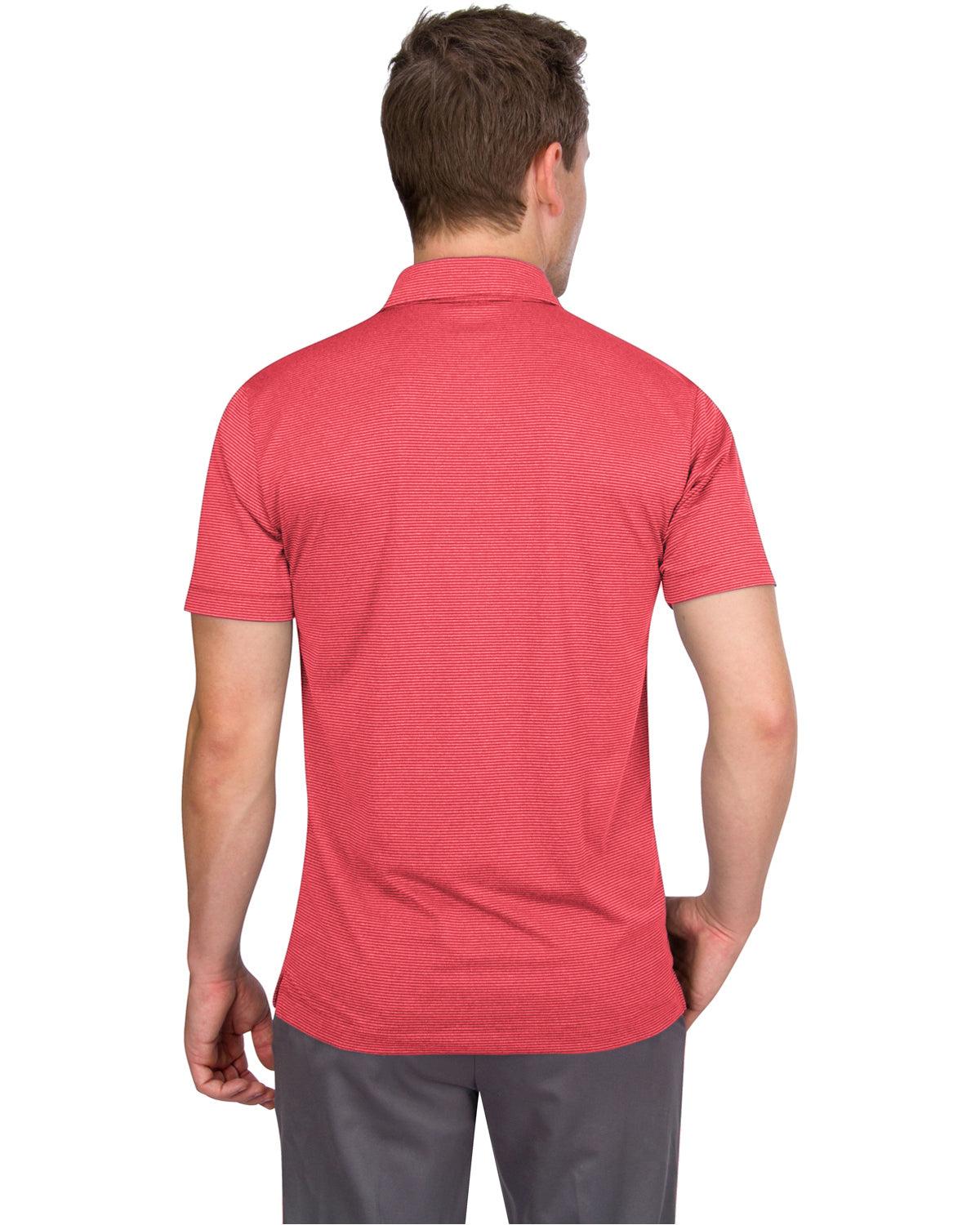 Three Sixty Six Men’s Thin-Striped Golf Polo Shirt Male Product Image