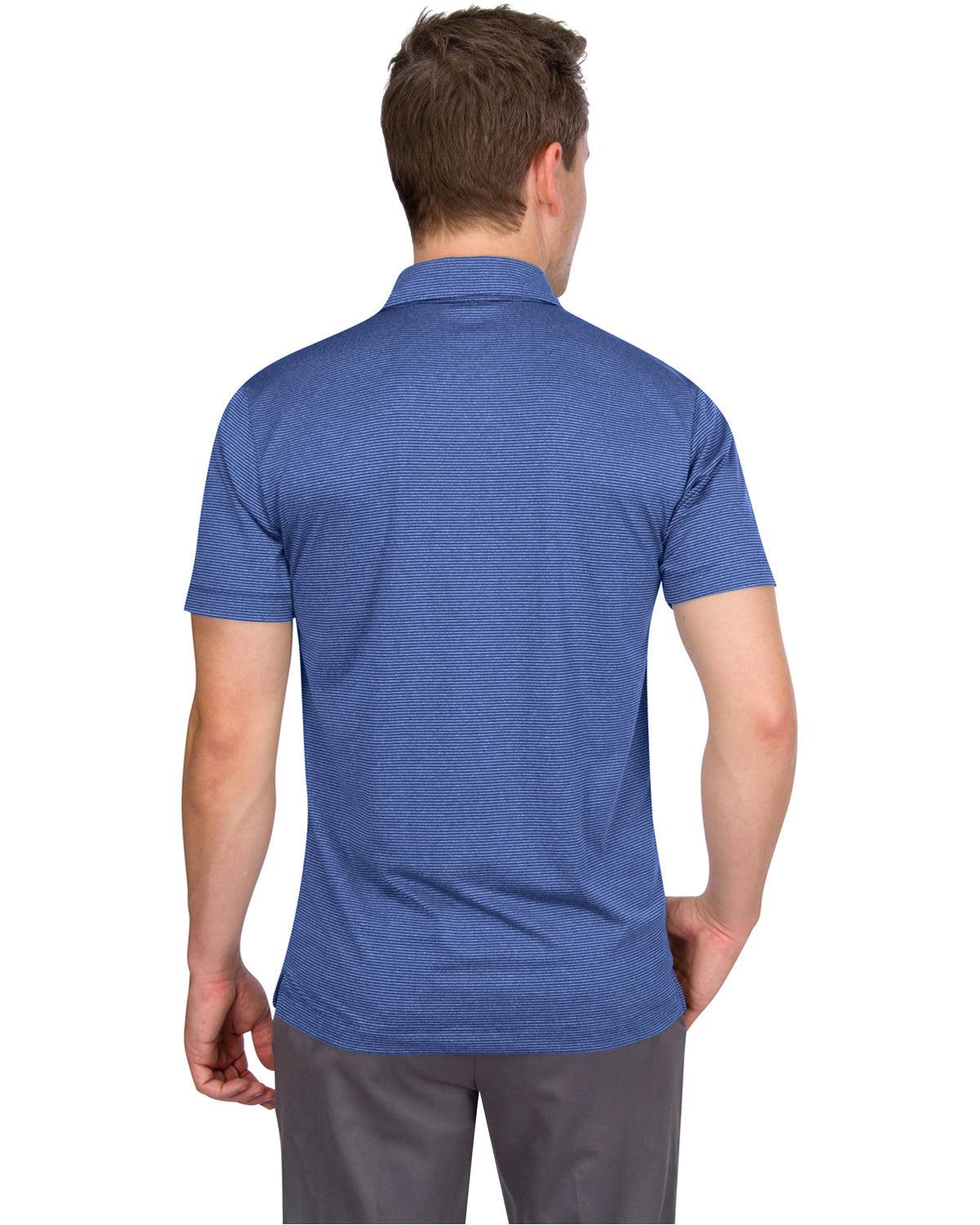 Three Sixty Six Men’s Thin-Striped Golf Polo Shirt Male Product Image