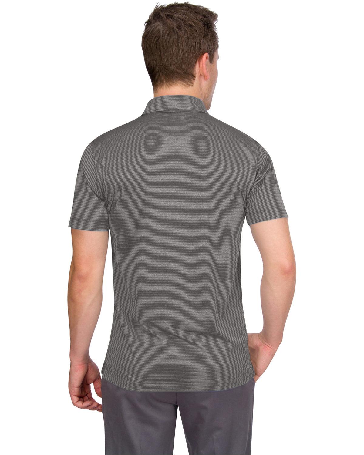 Three Sixty Six Men’s Thin-Striped Golf Polo Shirt Male Product Image