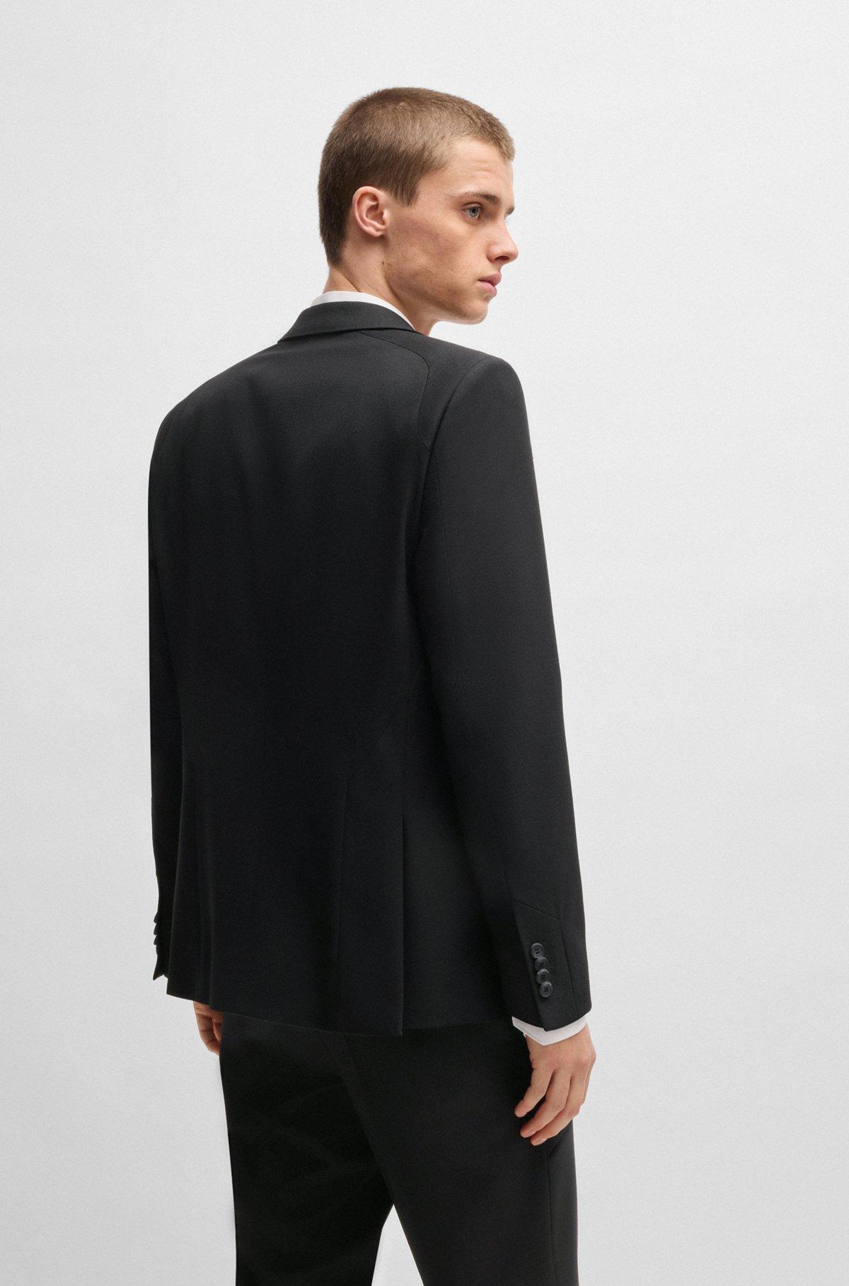 Slim-fit suit jacket in wool twill Product Image