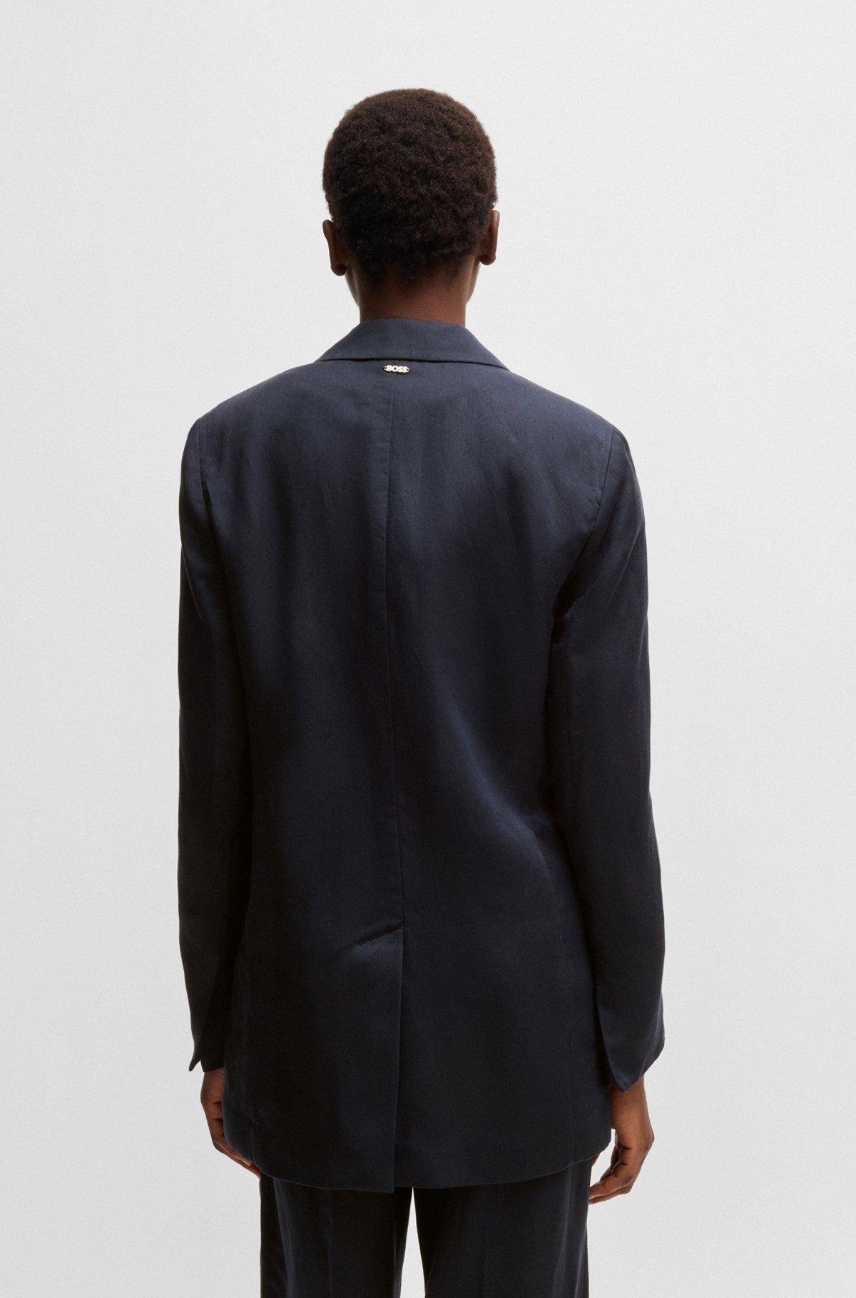 Relaxed-fit blazer with two-button closure Product Image