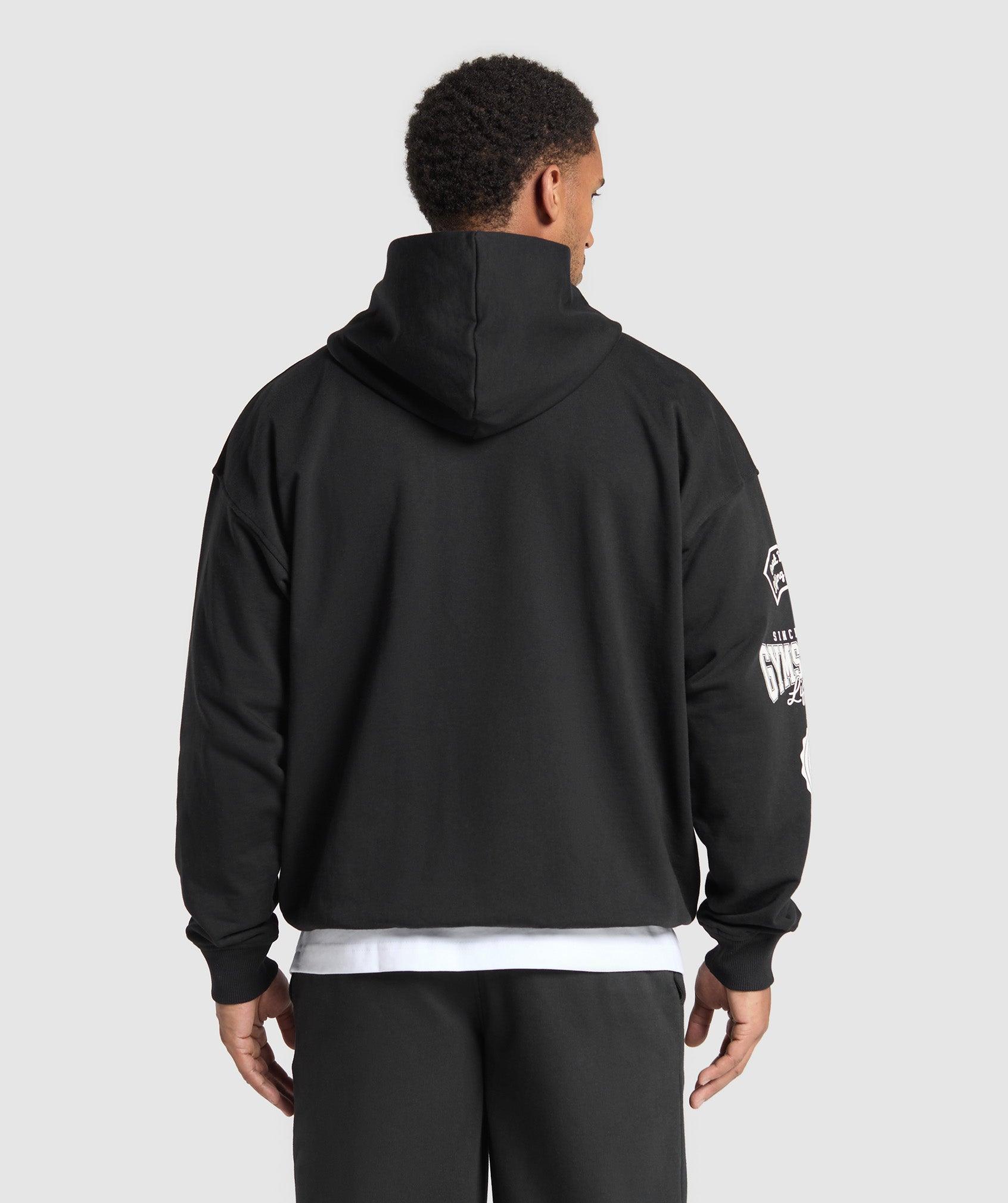 Gymshark Lifting Essentials Hoodie - Black Male Product Image