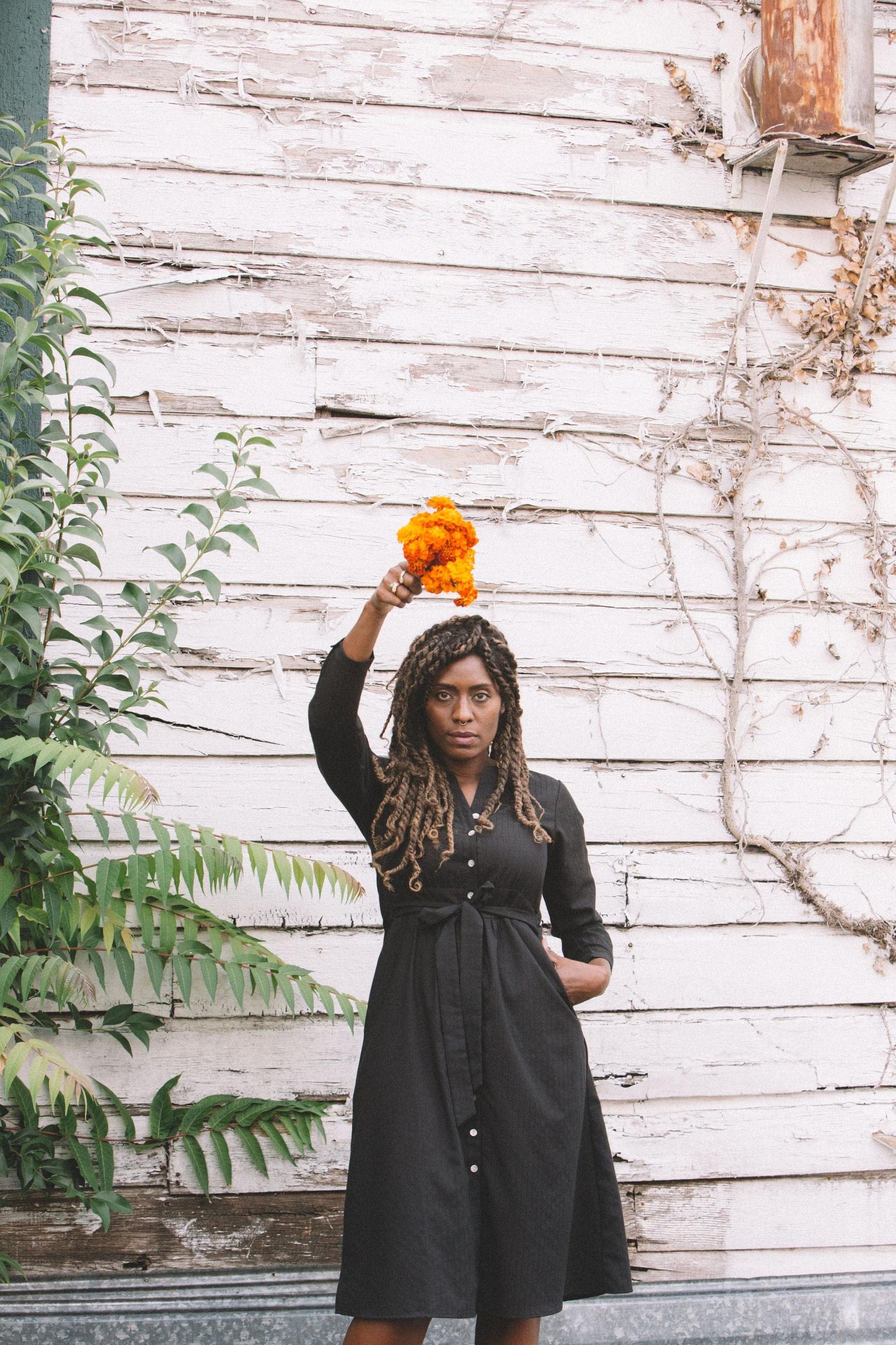 Vera Dress in Black Embroidery Product Image