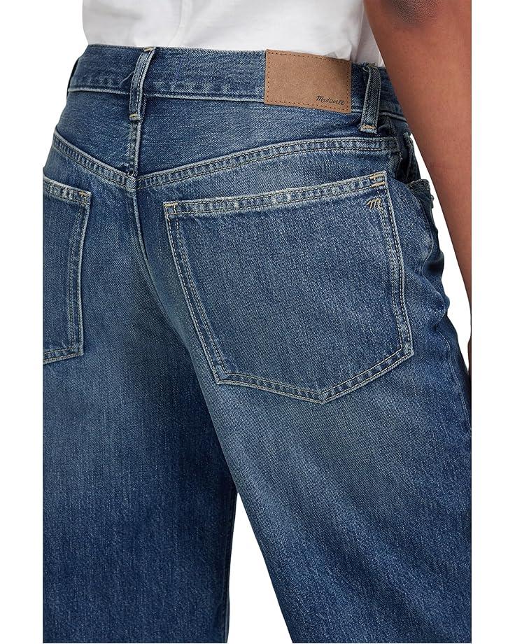 Low Slung Baggy Crop in Pure White Product Image