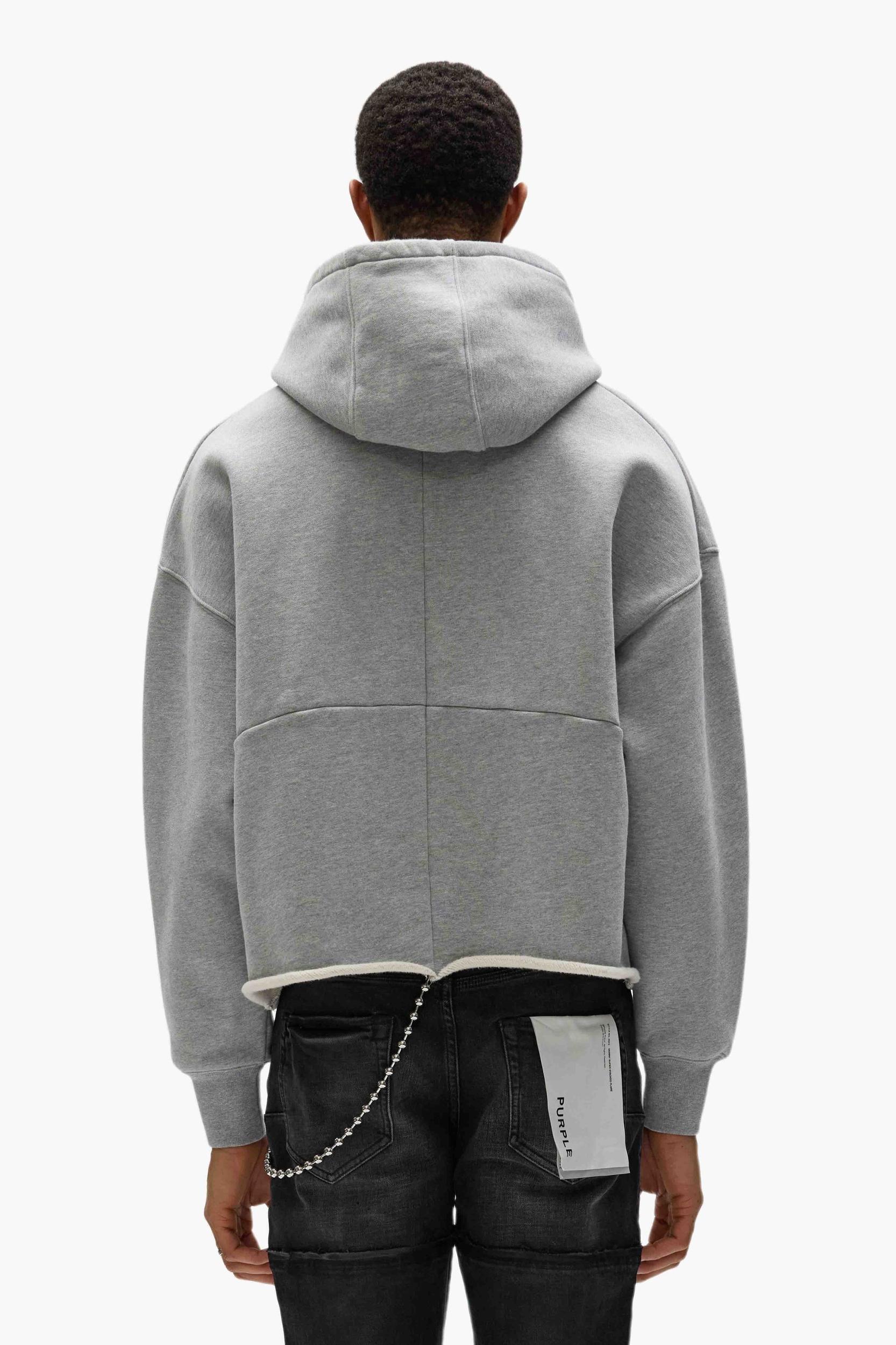 Purple Brand Distressed Cropped Hoodie Product Image
