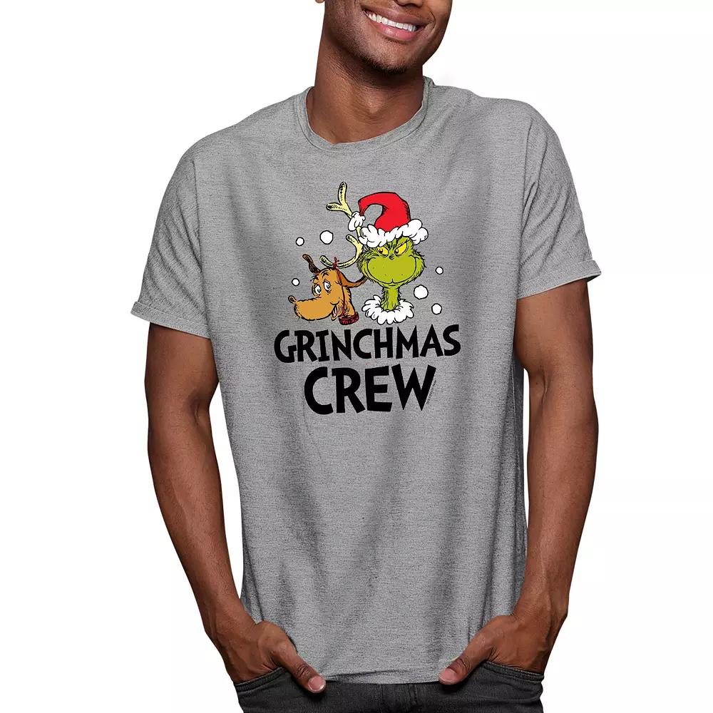 Big & Tall Grinchmas Crew Tee, Men's,  Product Image