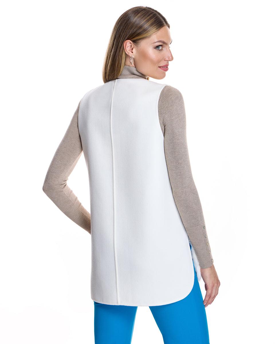 Mink Vest with Cashmere Back Product Image