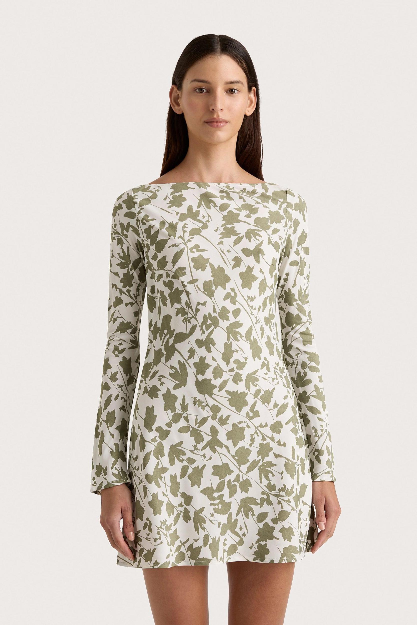 Lilou Mini Dress Poplar Sage - Final Sale Product Image