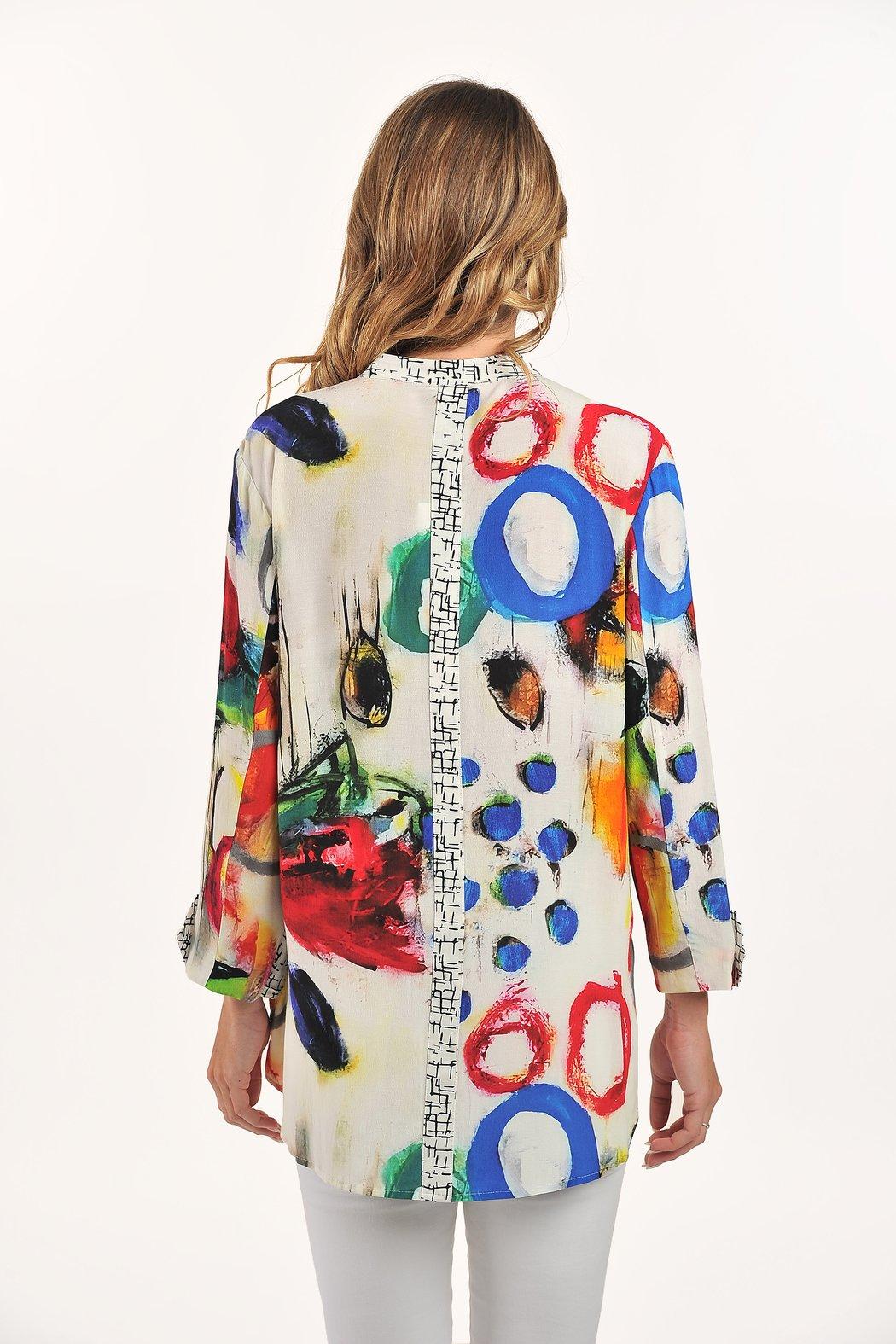 Mixed Print Blouse Product Image