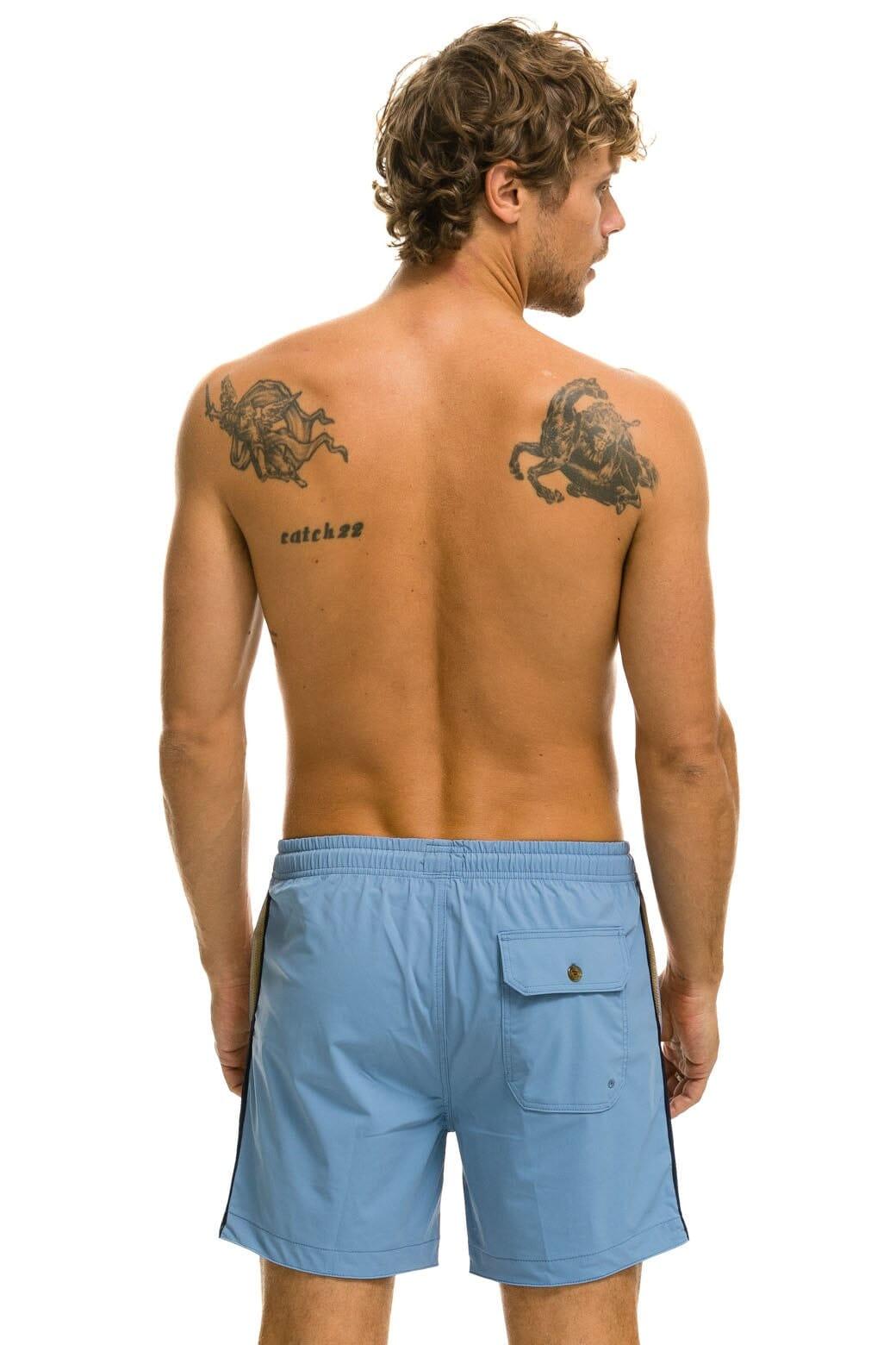 MEN'S 5 STRIPE FLEX SHORTS - ISLANDA Male Product Image