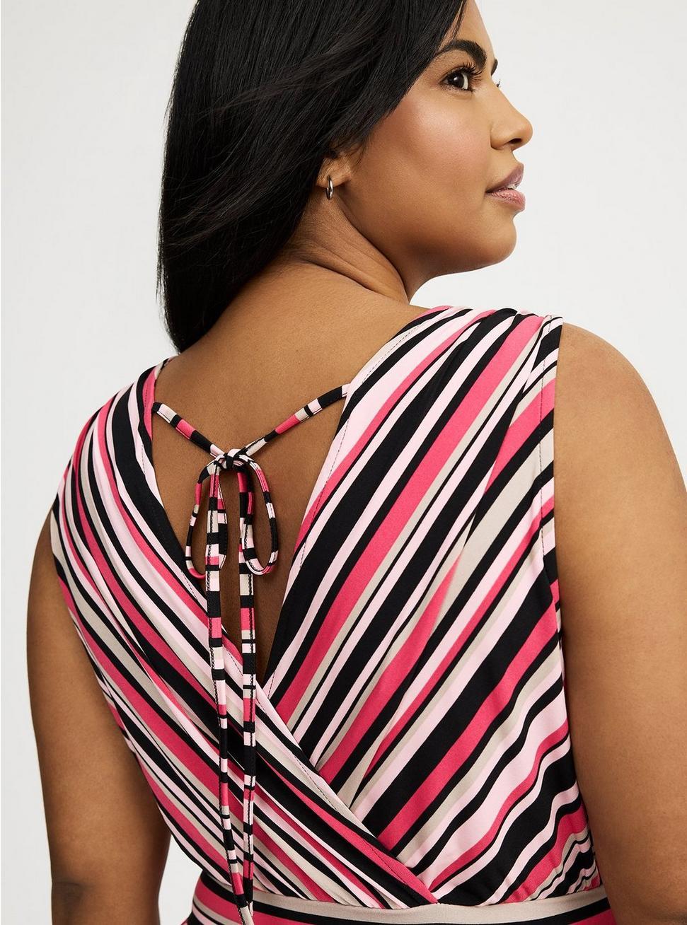 Studio Knit Surplice Tie Back Jumpsuit Product Image