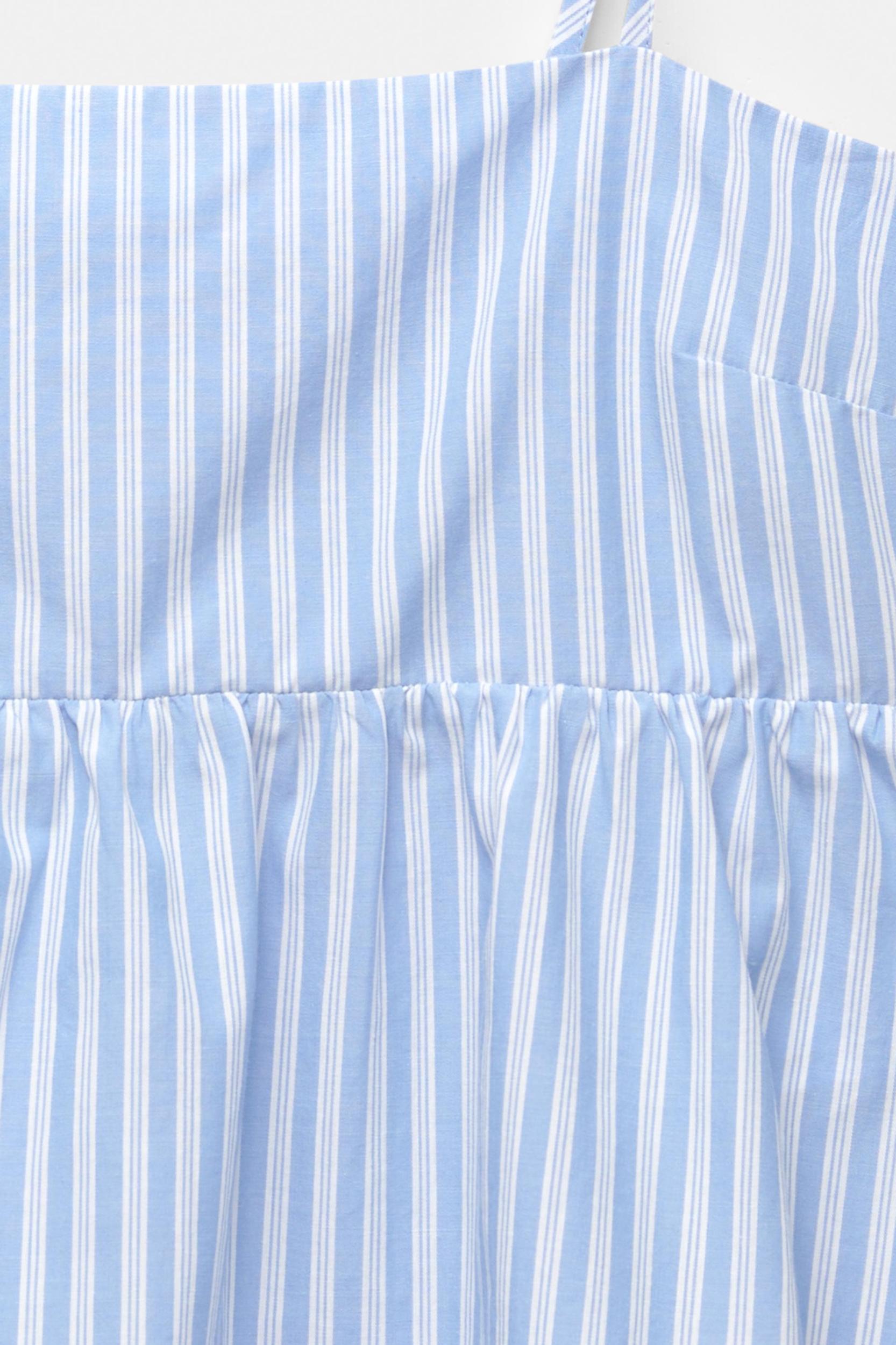 Striped poplin top Product Image