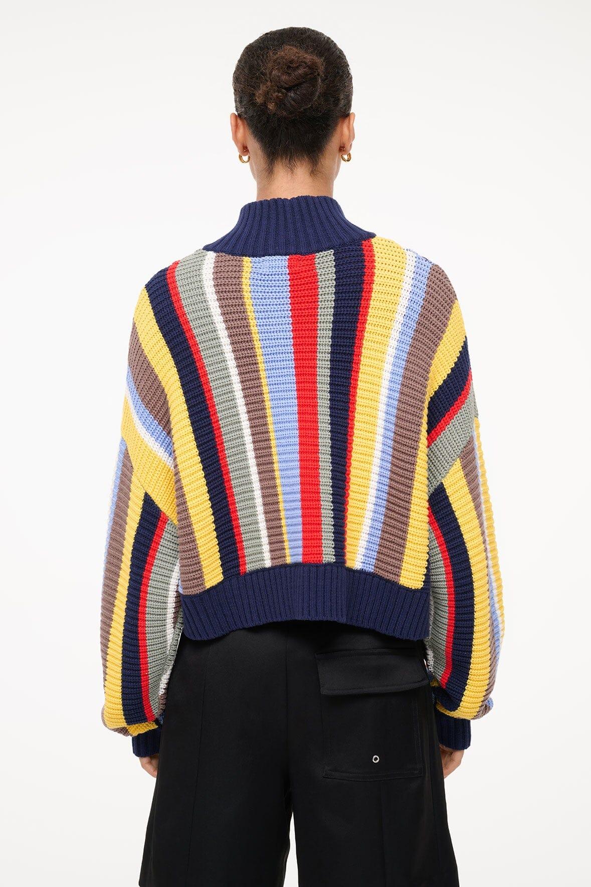 CROPPED HAMPTON SWEATER | MARKET STRIPE Product Image