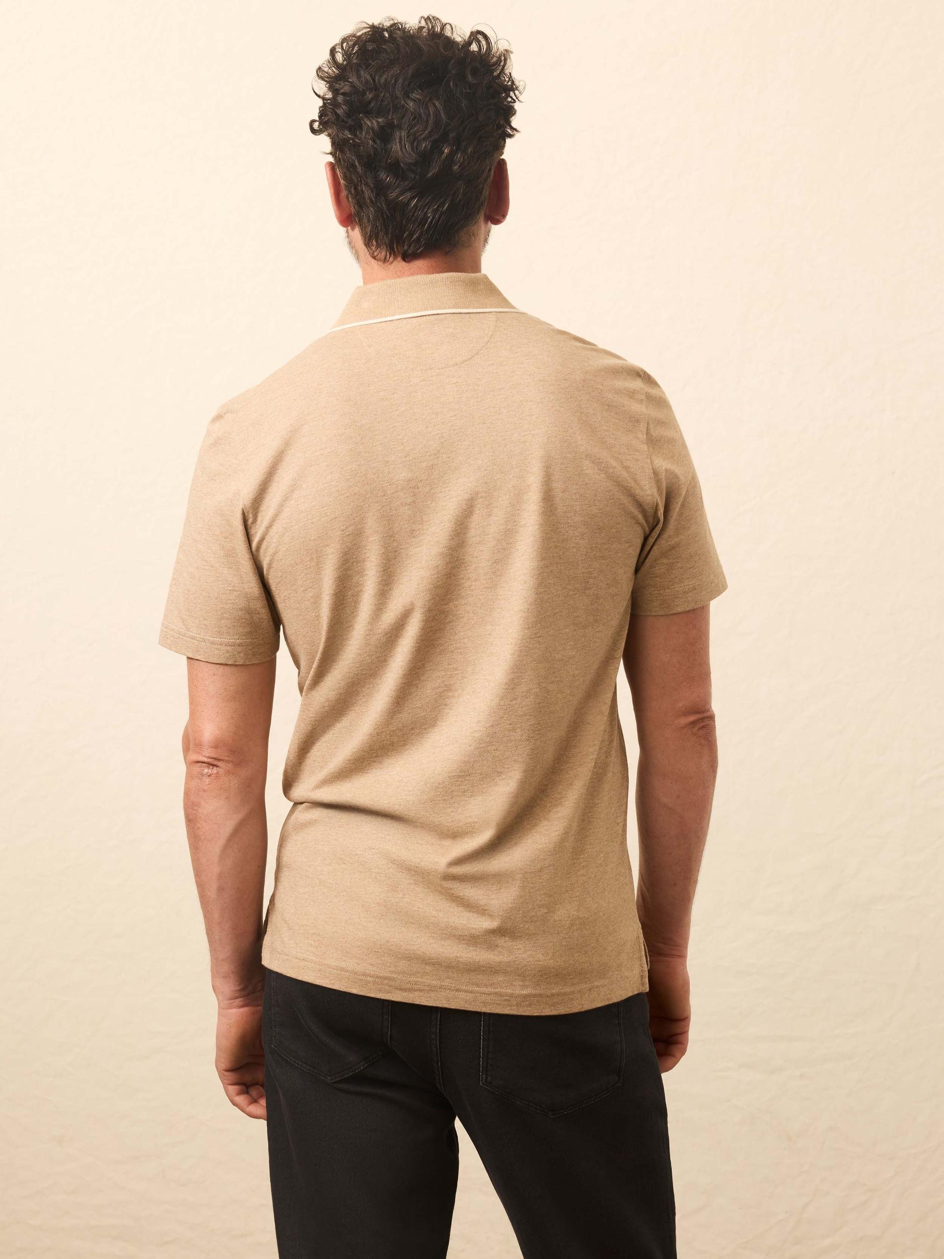 Movement™ Short-Sleeve Pique Polo Shirt - Driftwood Island Heather Male Product Image