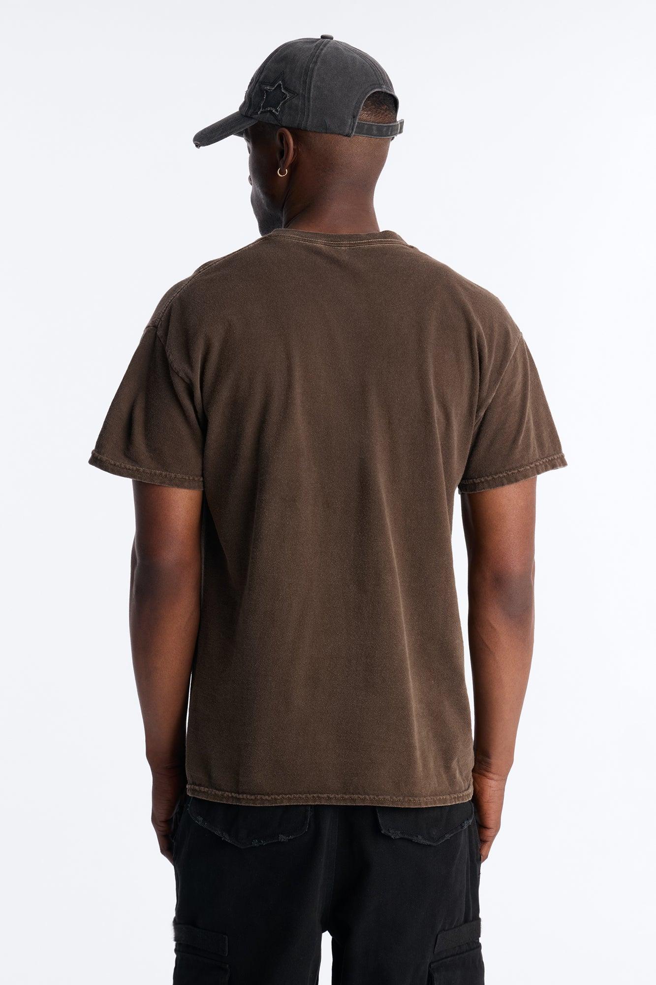 Hennything Is Possible Short Sleeve Crew Tee - Brown Male Product Image