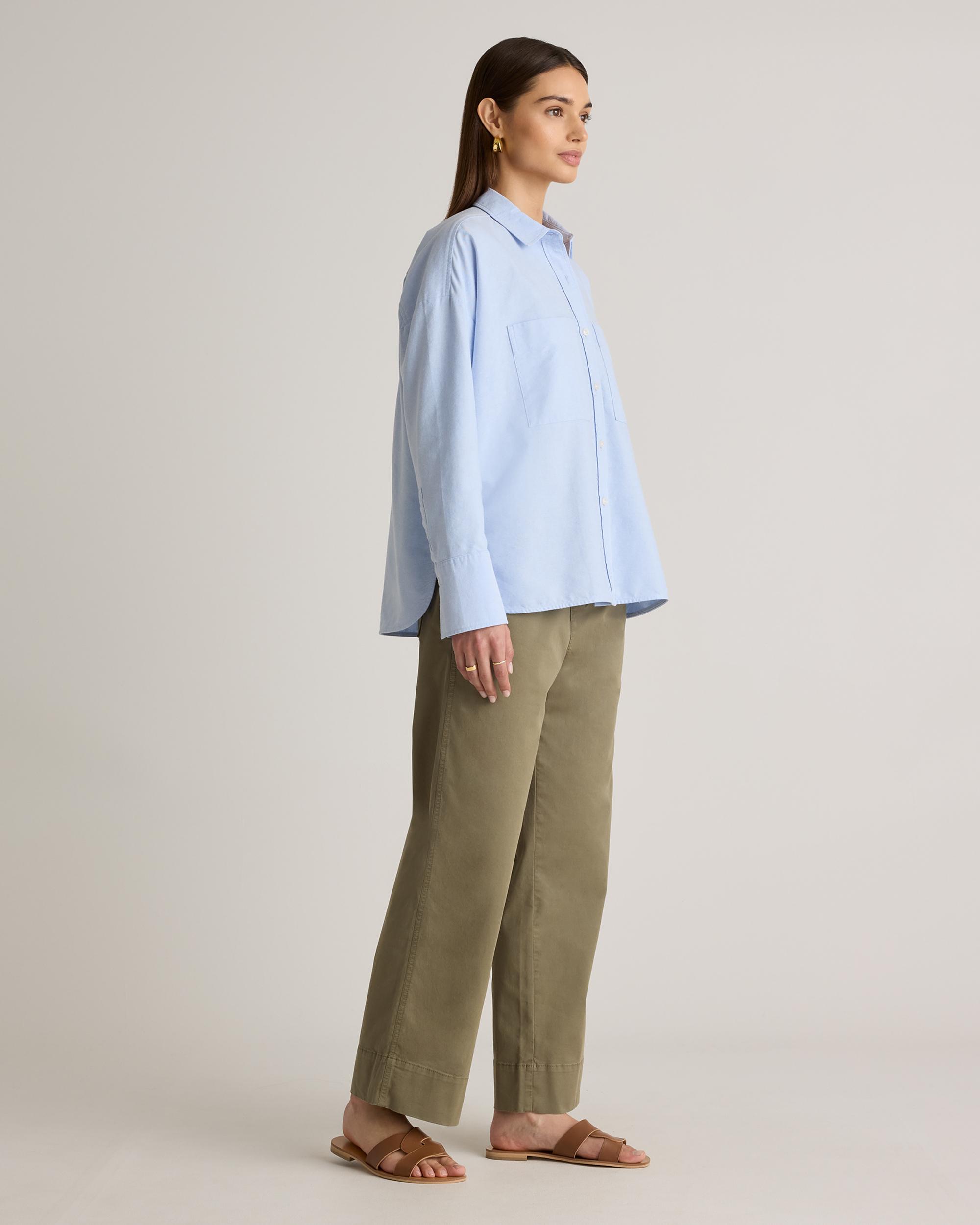 Quince | Women's Boxy Oxford Shirt Size XL, Organic Cotton Product Image
