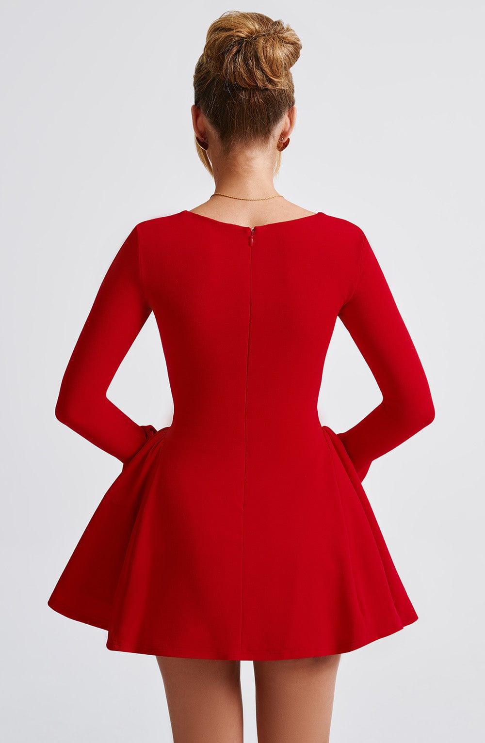 Megan Mini Dress - Red Product Image