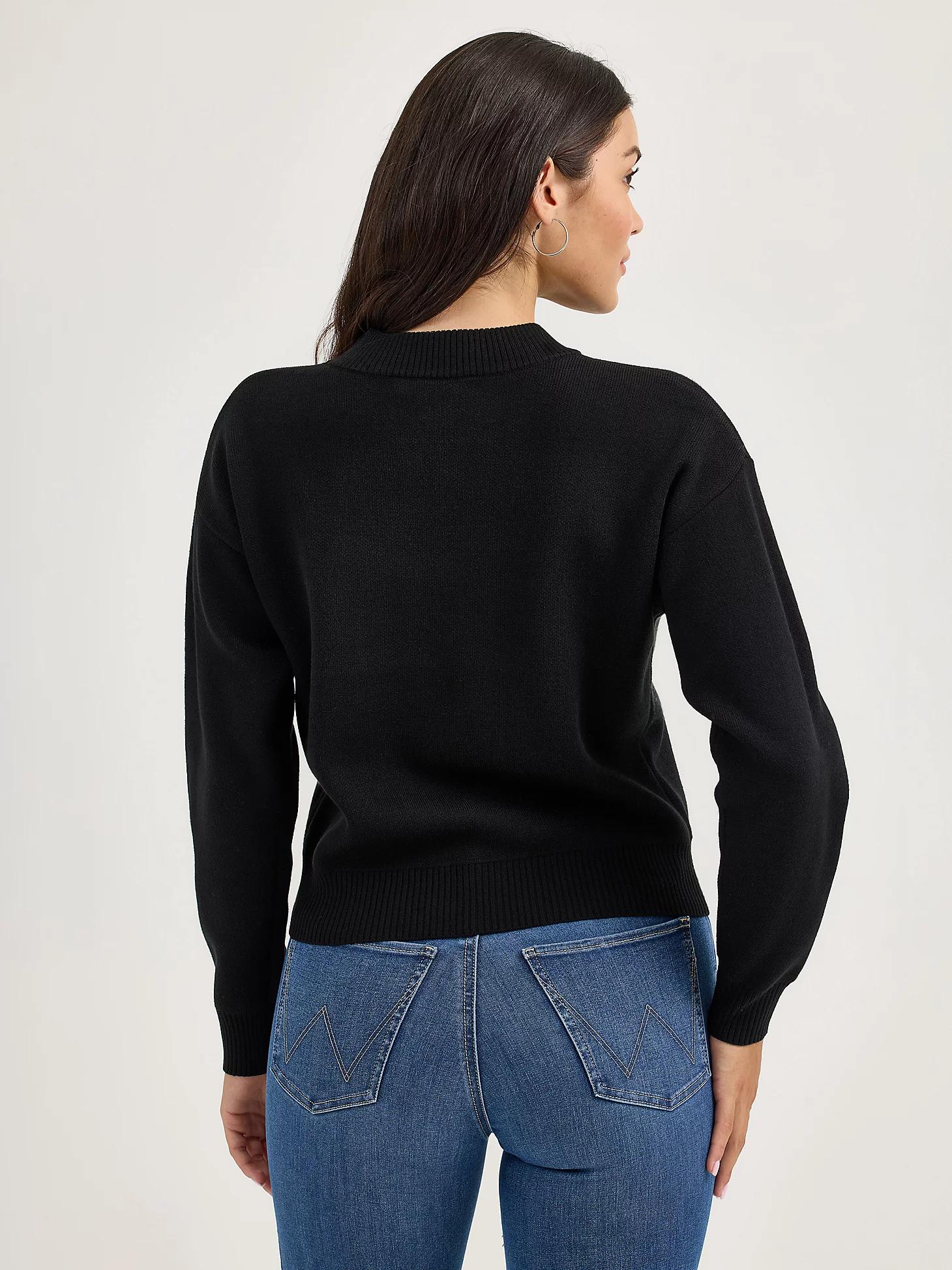 Women's Wrangler Horse Intarsia Crew Neck Sweater Product Image