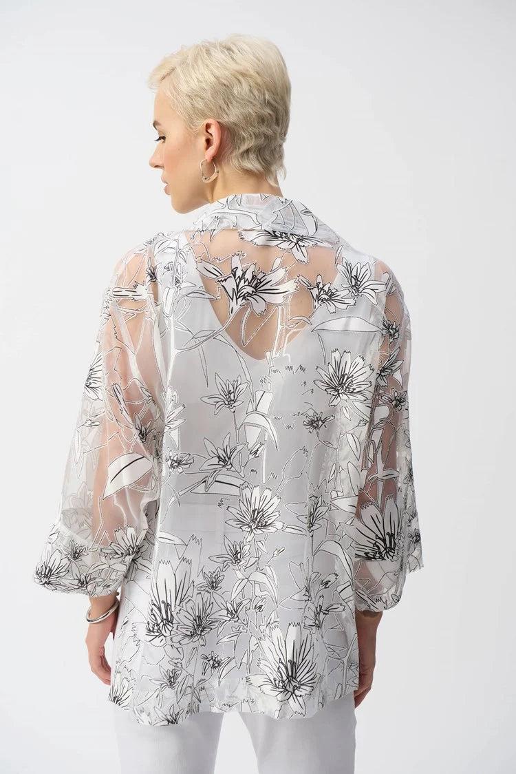 Organza Floral Print Cover-up Product Image