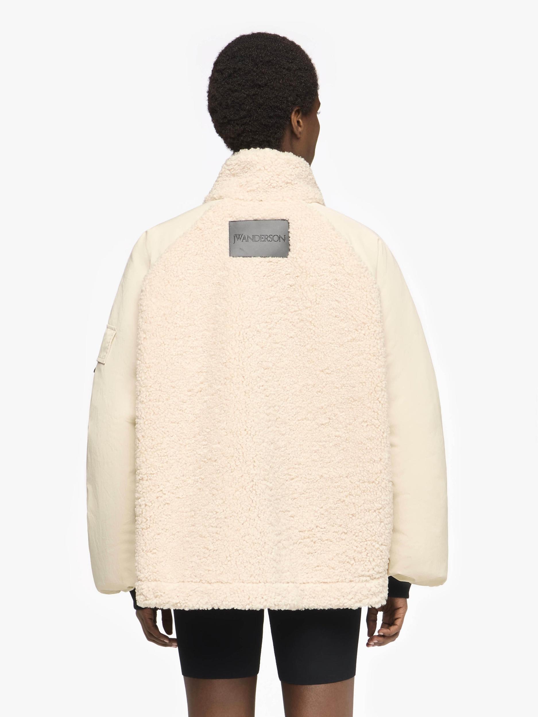 COLOUR BLOCK FLEECE TRACK TOP Product Image