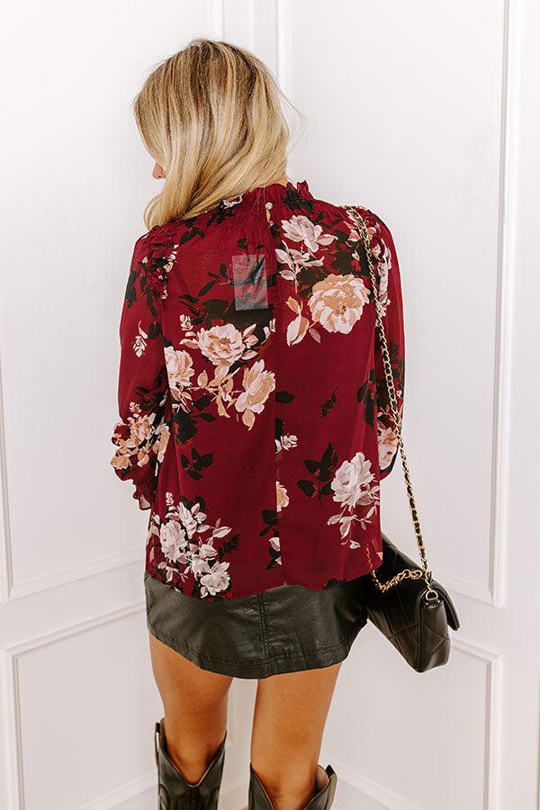 Creating Romance Floral Top Product Image