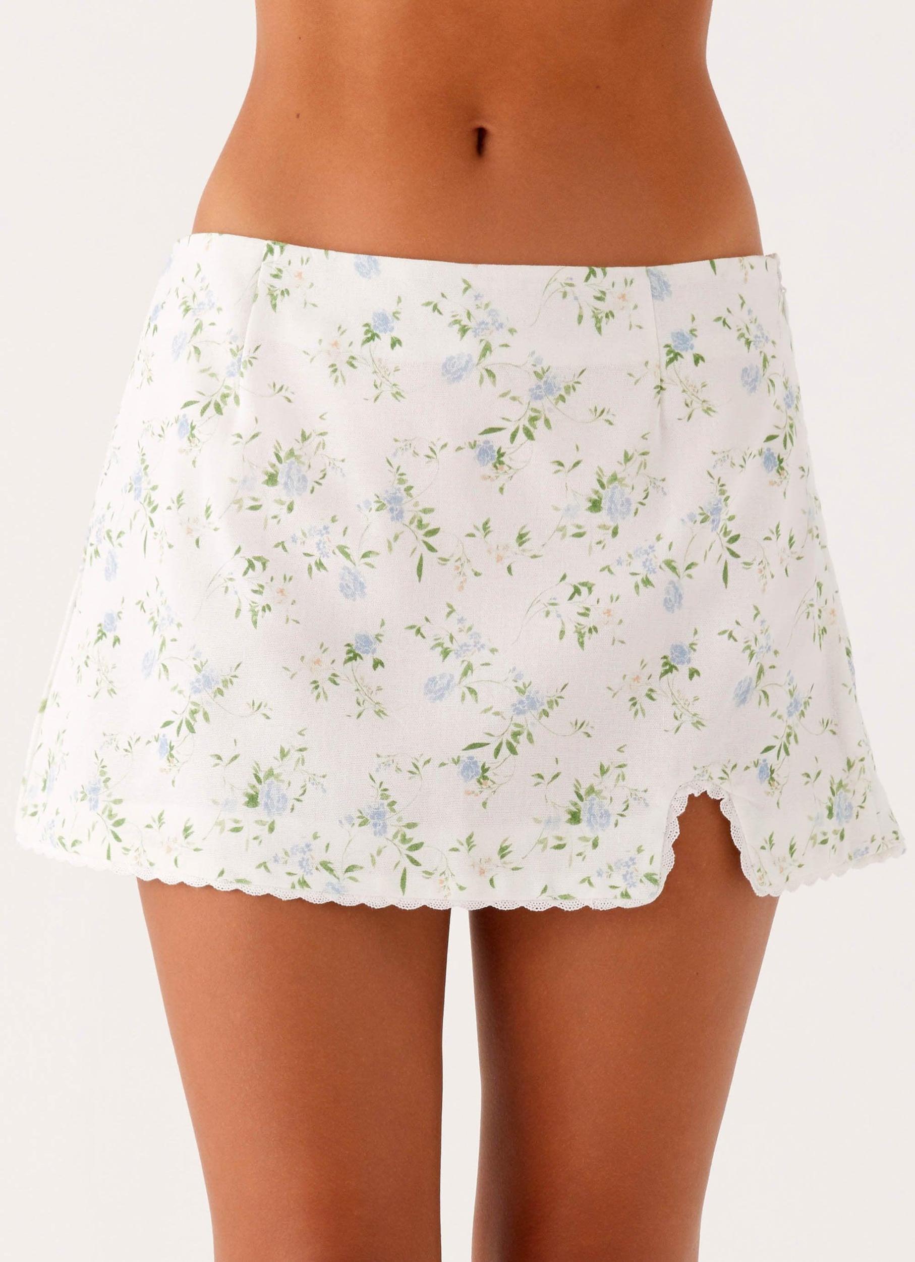Disconnect Mini Skirt - Vintage Ditsy Floral Product Image