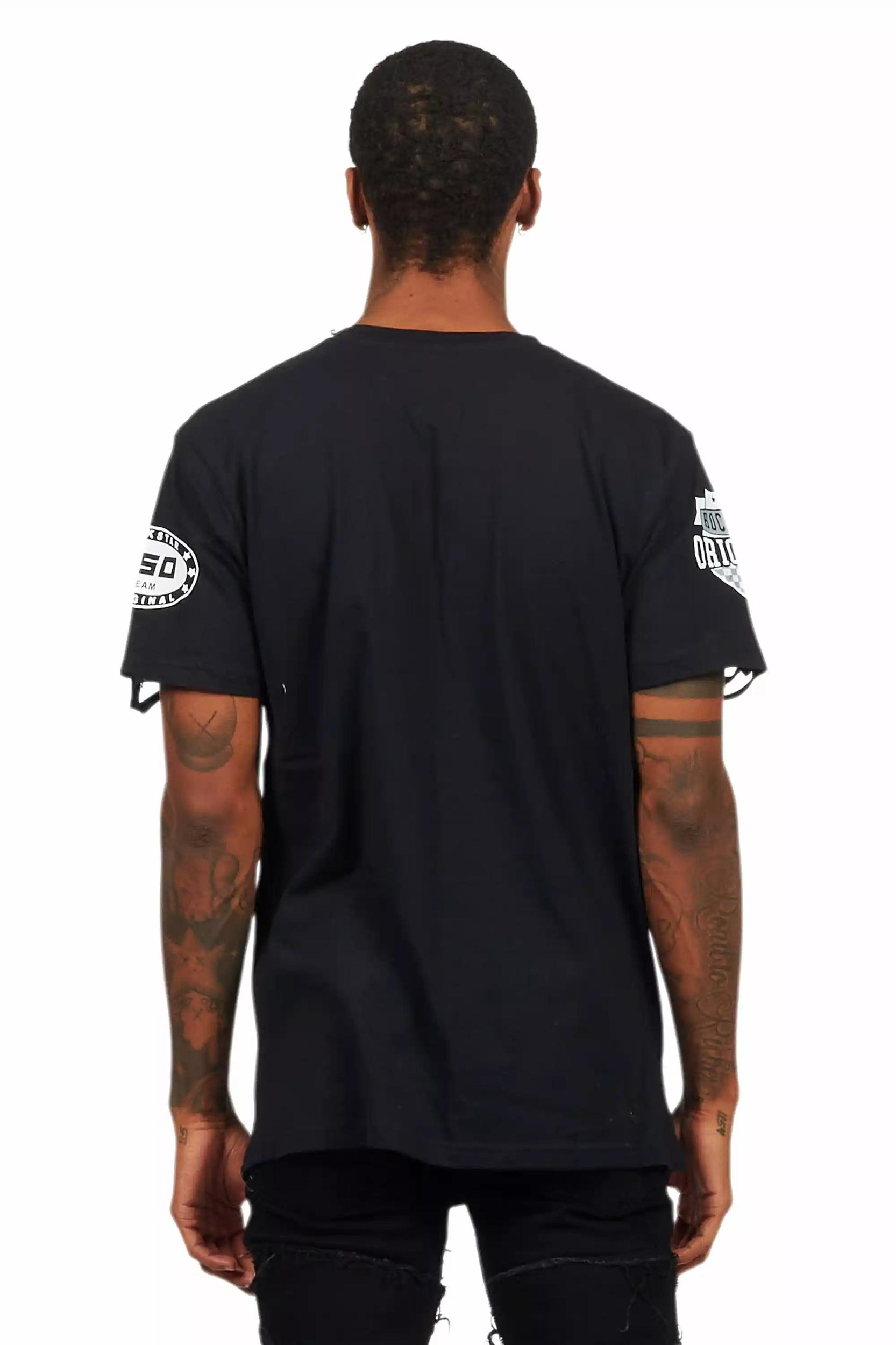 Esha Black Oversized T-Shirt Female Product Image