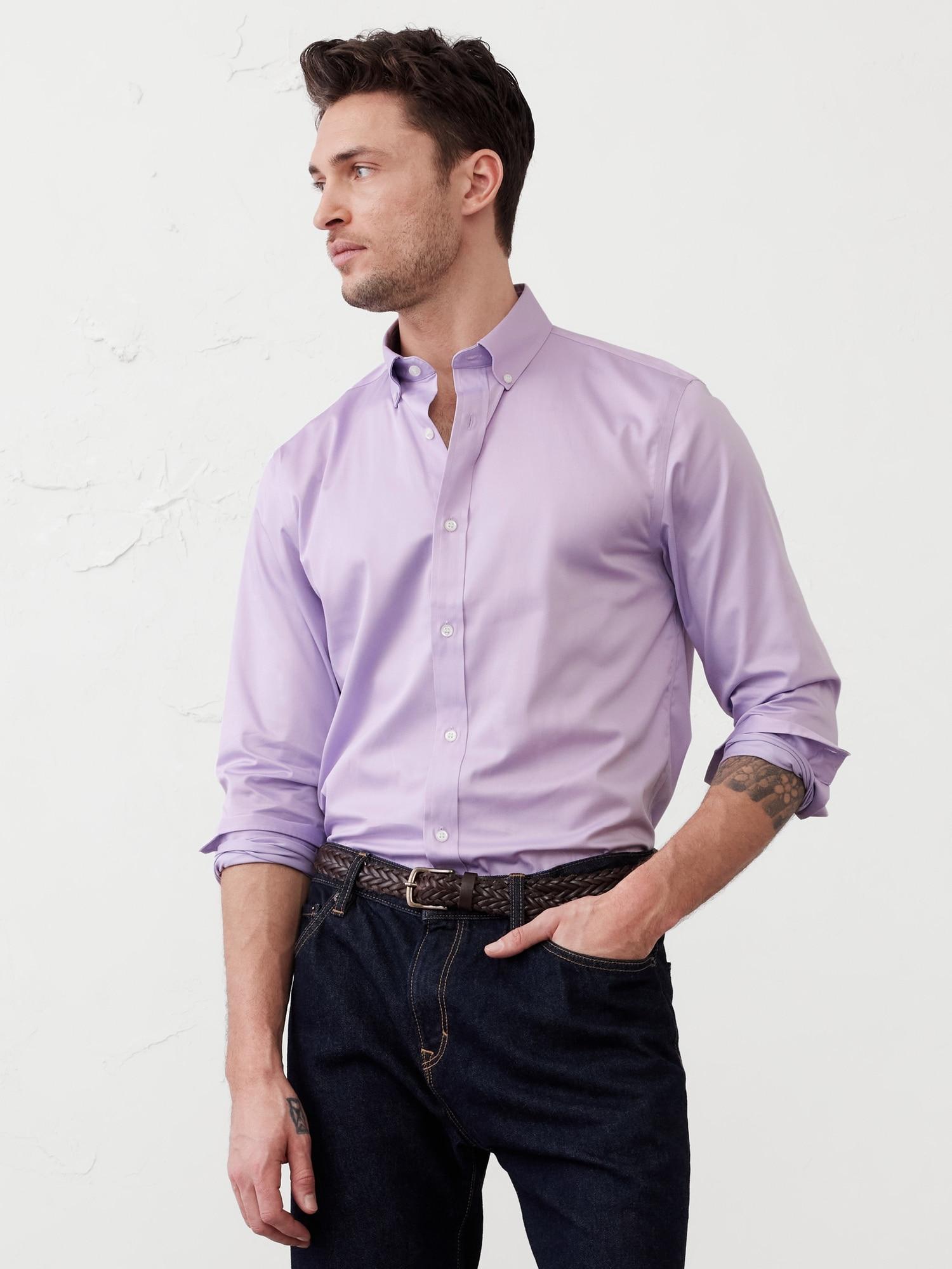 Slim Core Temp Dress Shirt Product Image