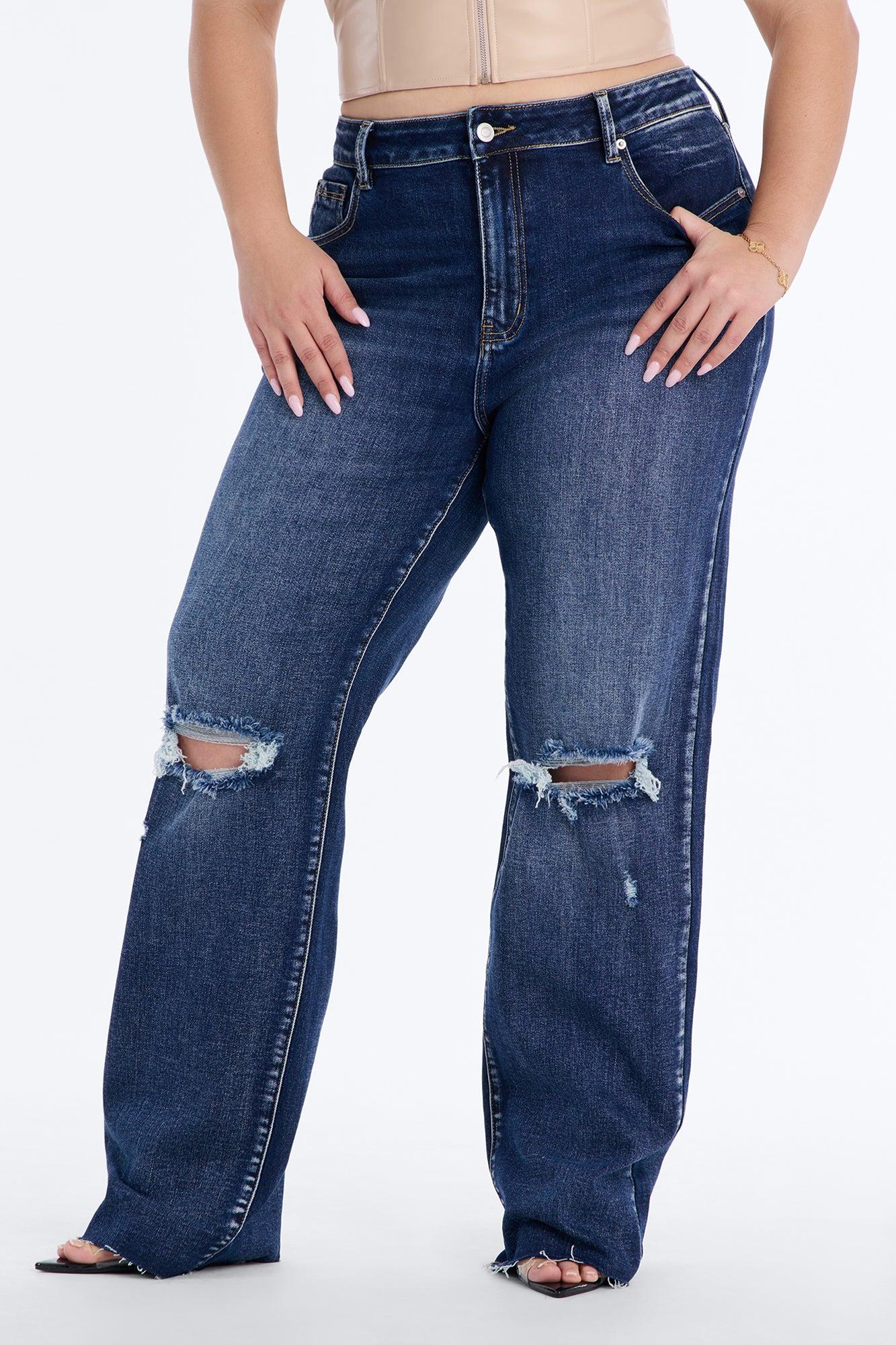 Meadow Lane Stretch Straight Leg Jeans - Medium Wash Female Product Image