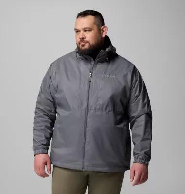 Columbia Mens Glenbrook Bend Rain Jacket - Big- Product Image