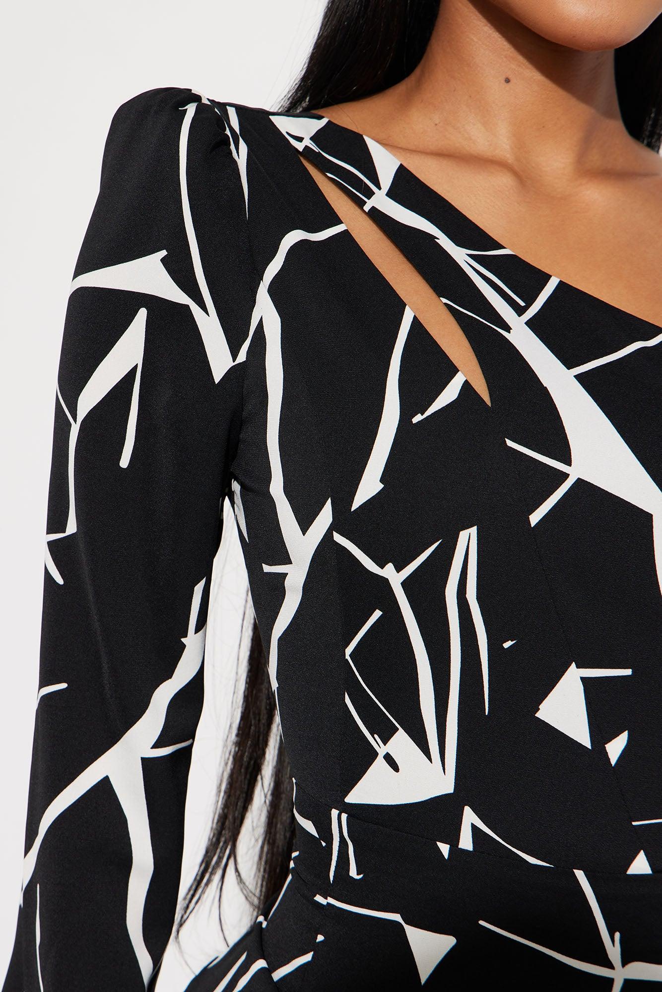 Briella One Shoulder Maxi Dress - Black Product Image