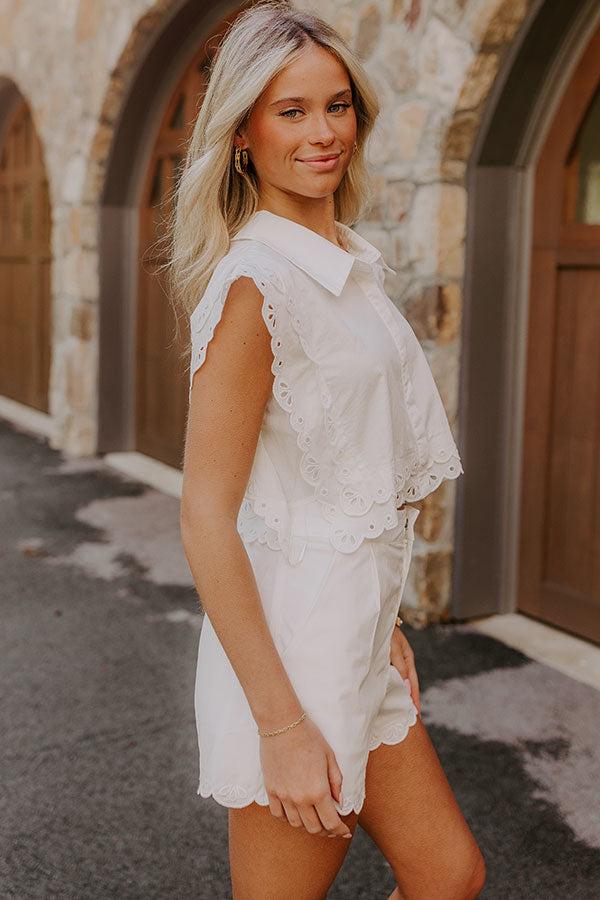 Sweet Lifestyle Embroidered Crop Top Product Image