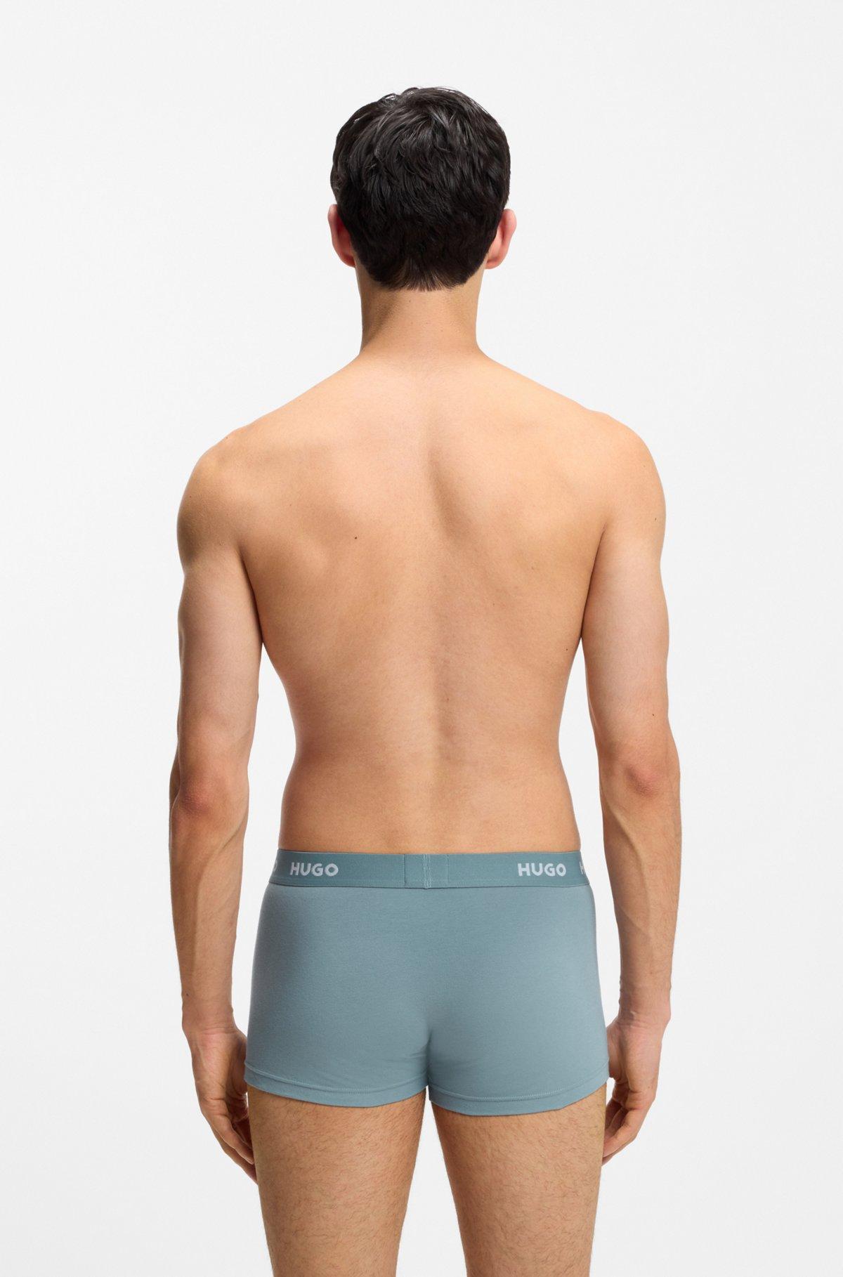 Three-pack trunks with jacquard logo waistband Product Image