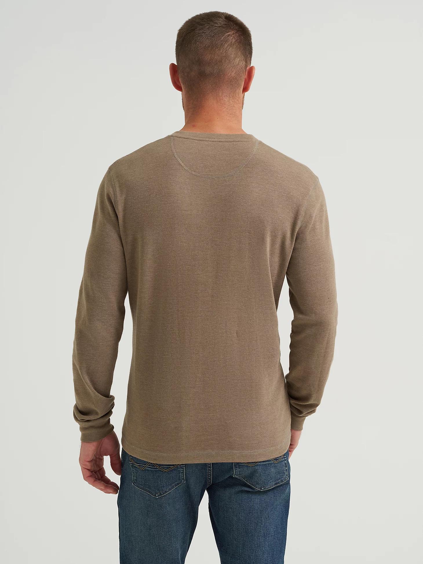 Men's Five Star Premium Waffle Henley in Cub Heather Product Image