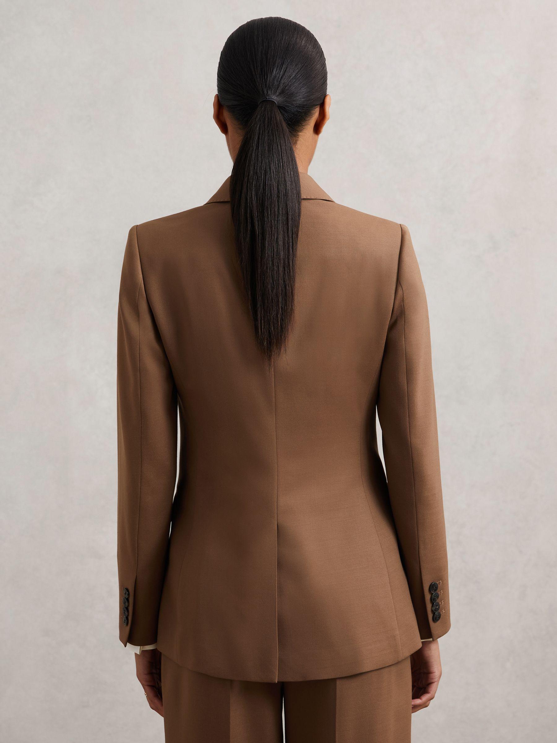 Petite Satin Drape-Detail Slip Dress in Teal Product Image