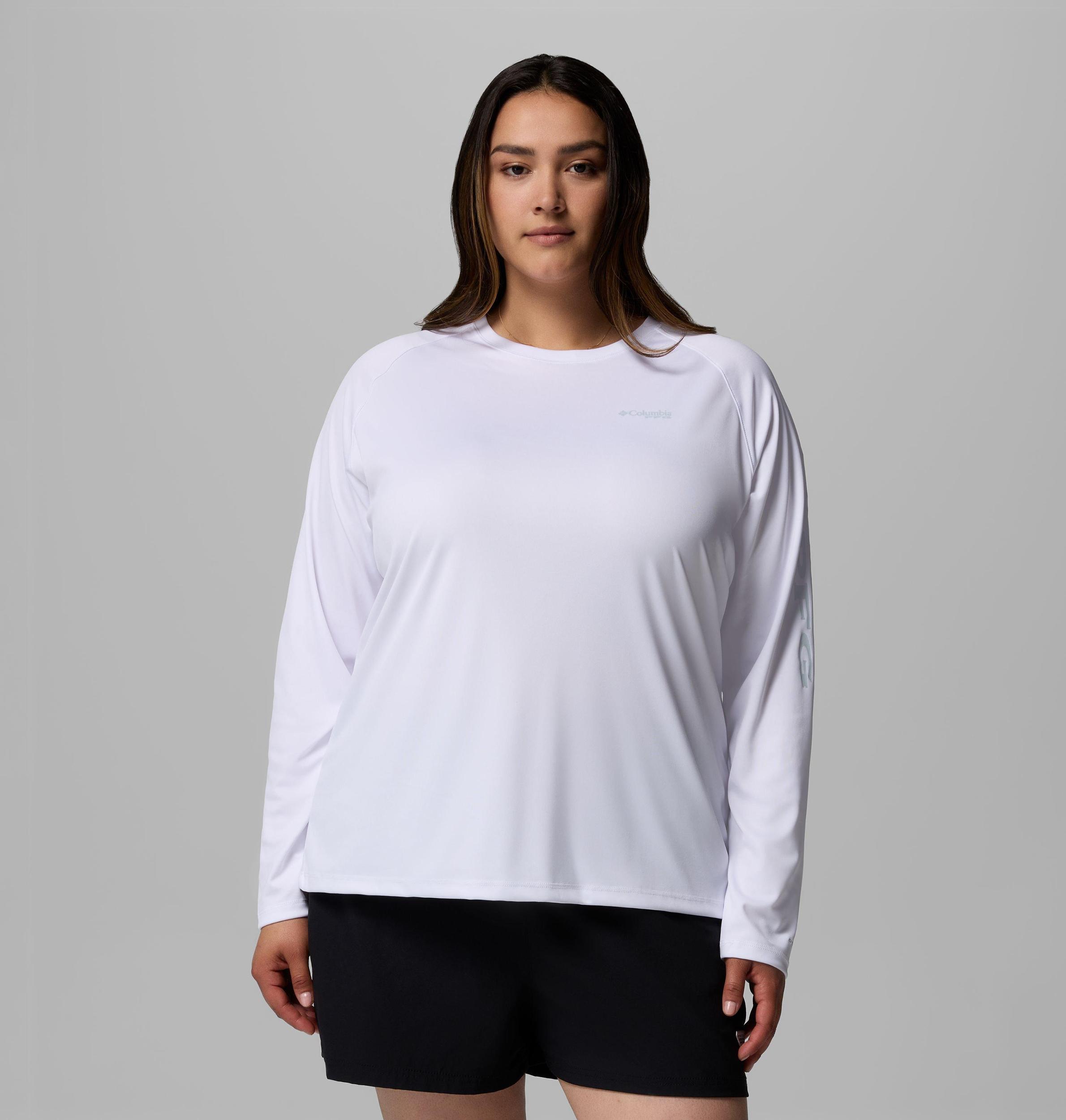 Columbia Womens PFG Tidal Tee II Long Sleeve Shirt - Plus Size- Product Image