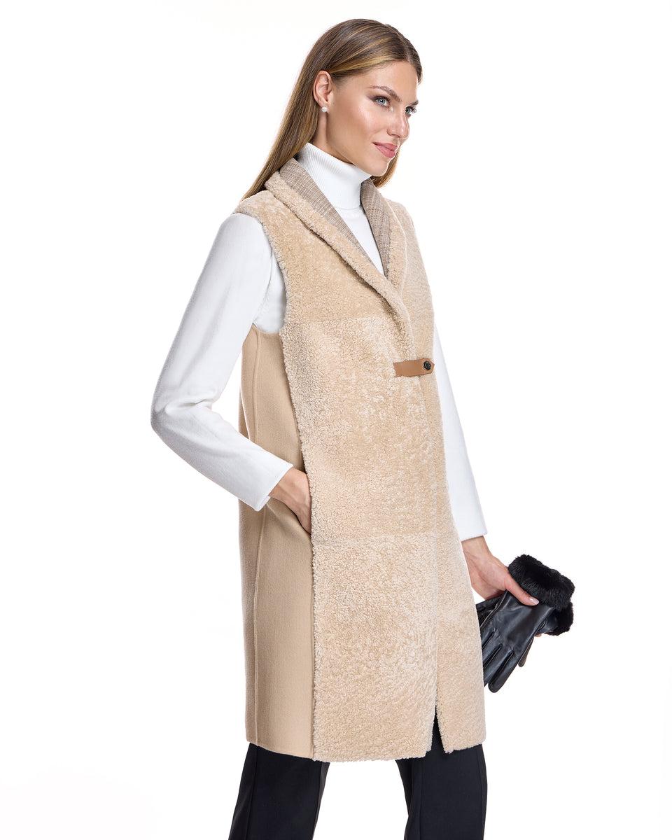 Shearling Lamb Vest Product Image