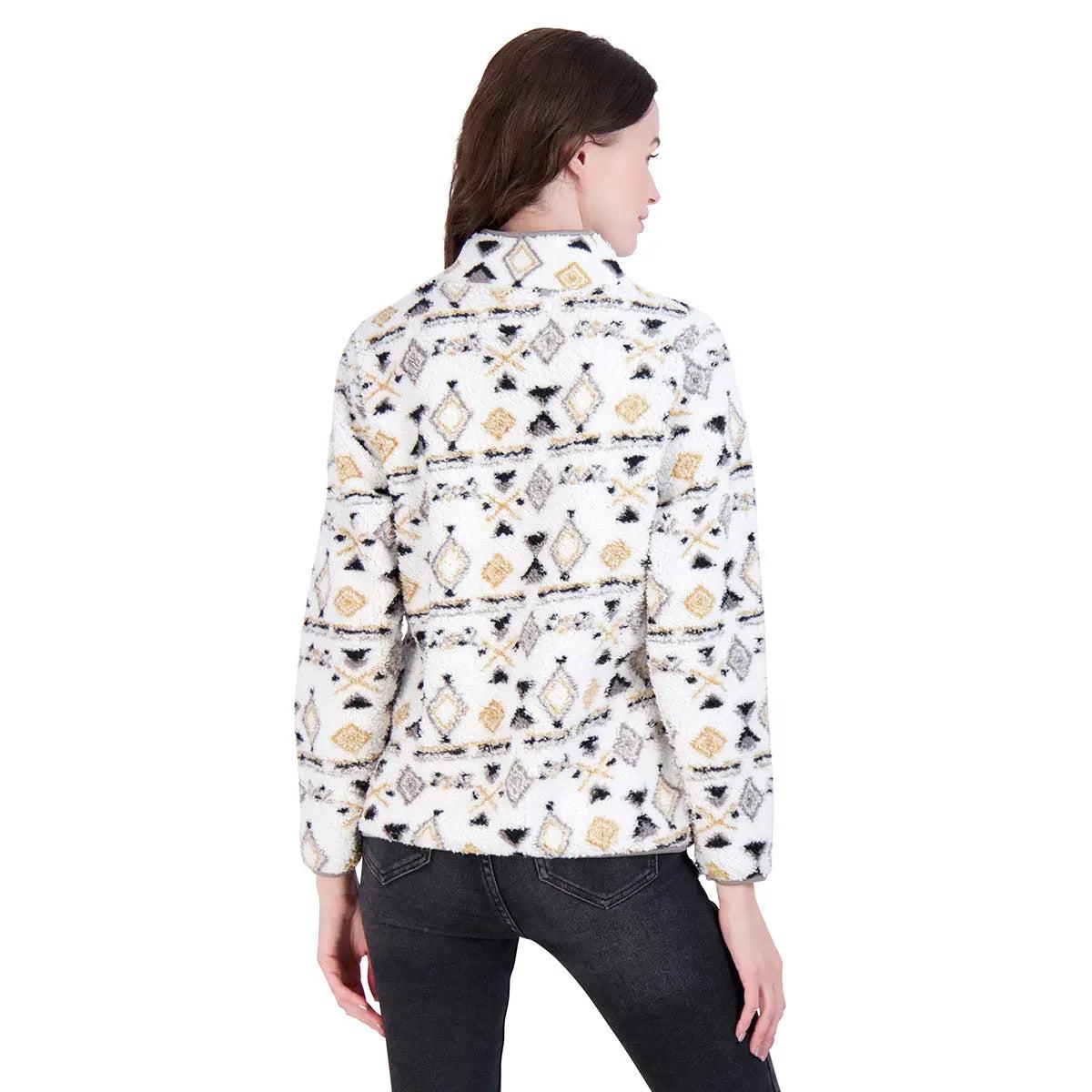 Canada Weather Gear Women's 1/4 Zip Aztec Printed Sherpa Female Product Image