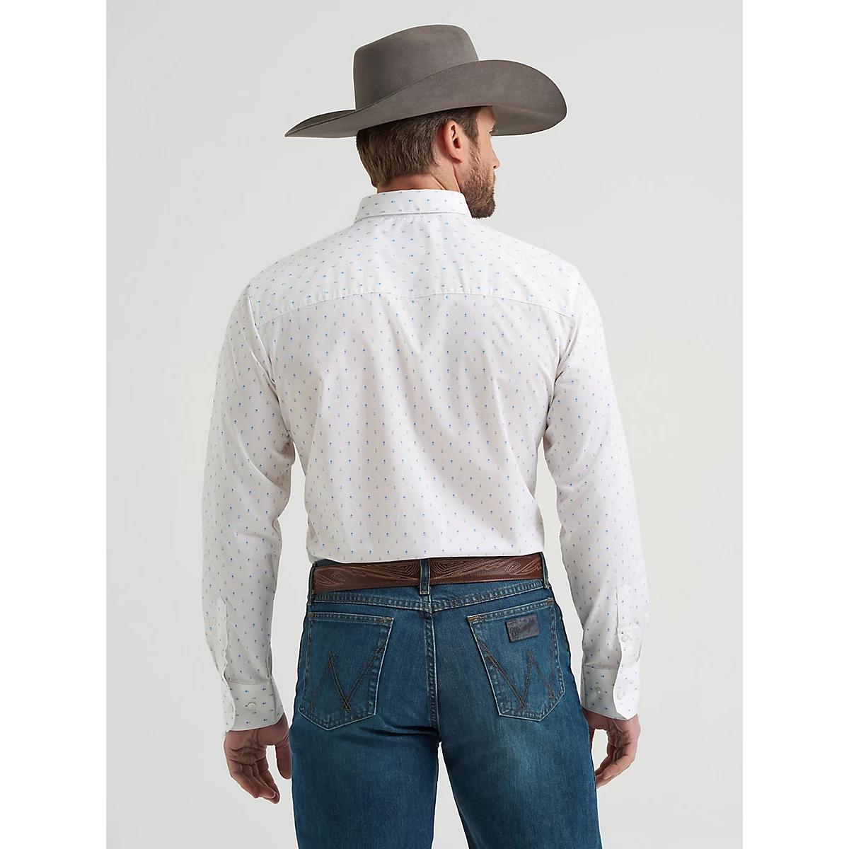 Men's Cody Johnson One Pocket Button Down Shirt Ditsy Print Product Image