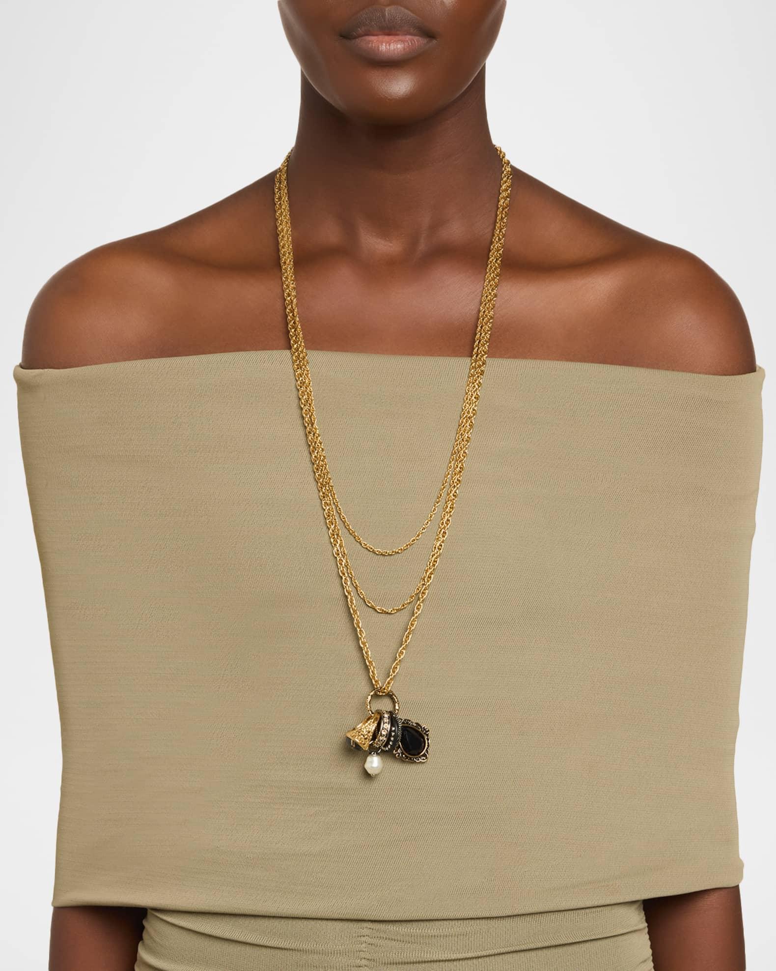 The Antique Faux Pearl Necklace Product Image