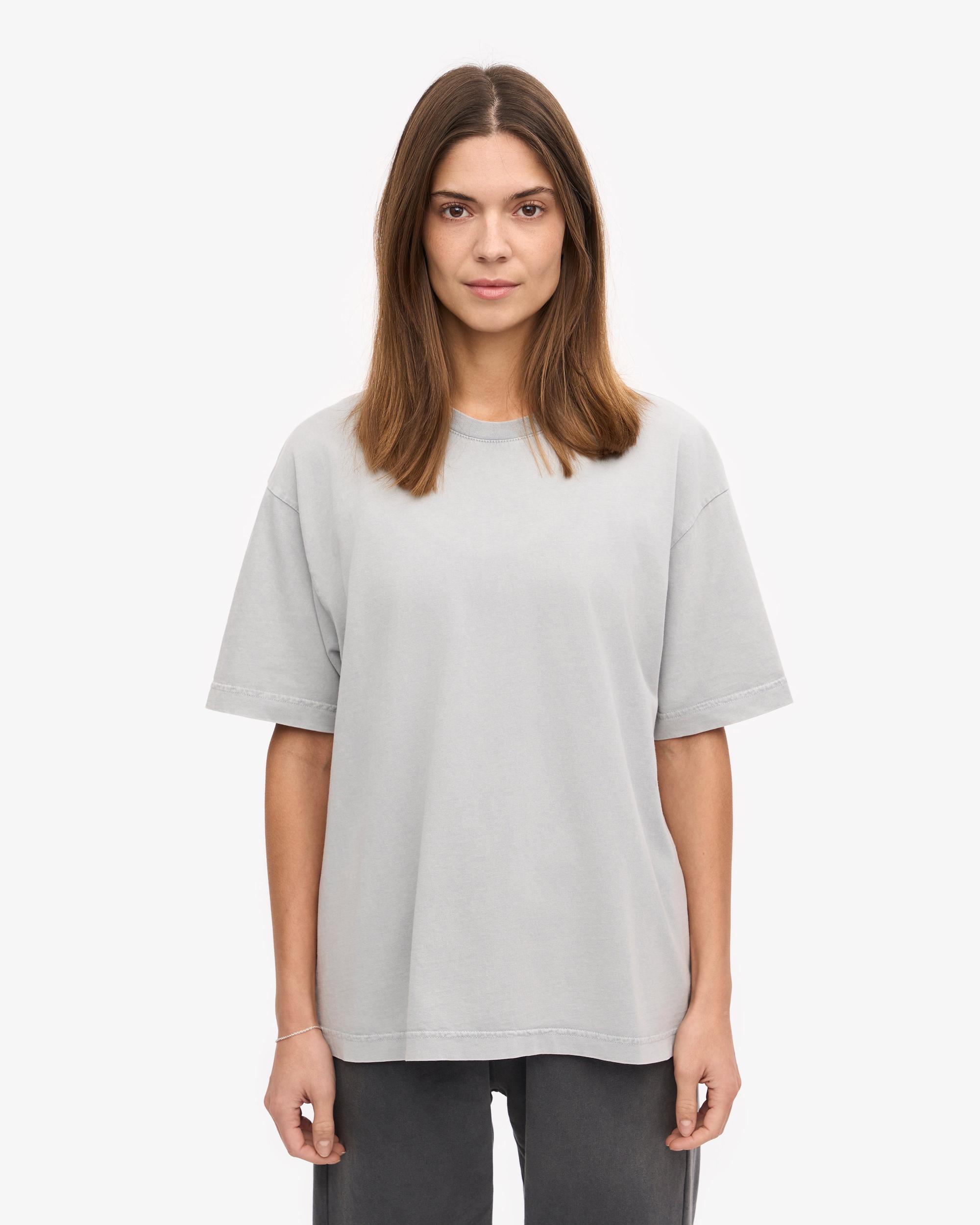 Oversized Organic T-Shirt - Faded Grey Product Image