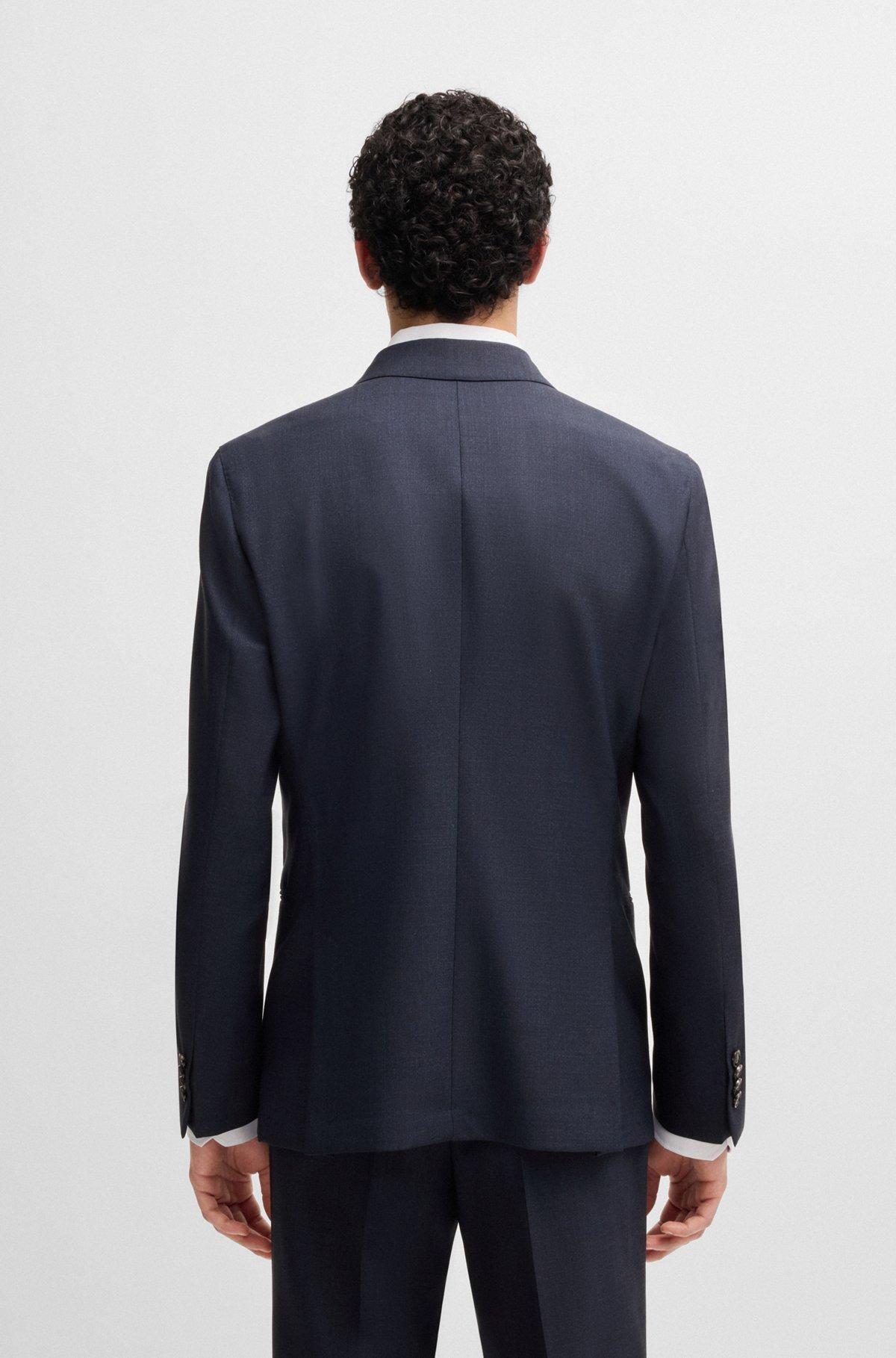 Melange suit in wool with natural stretch Product Image