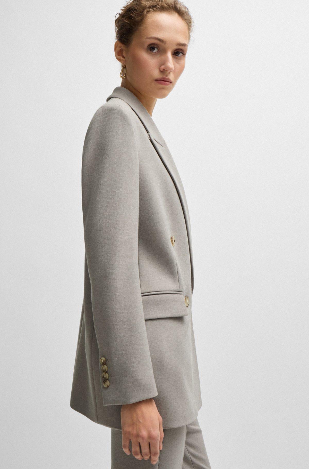 Regular-fit jacket with double-breasted closure Product Image